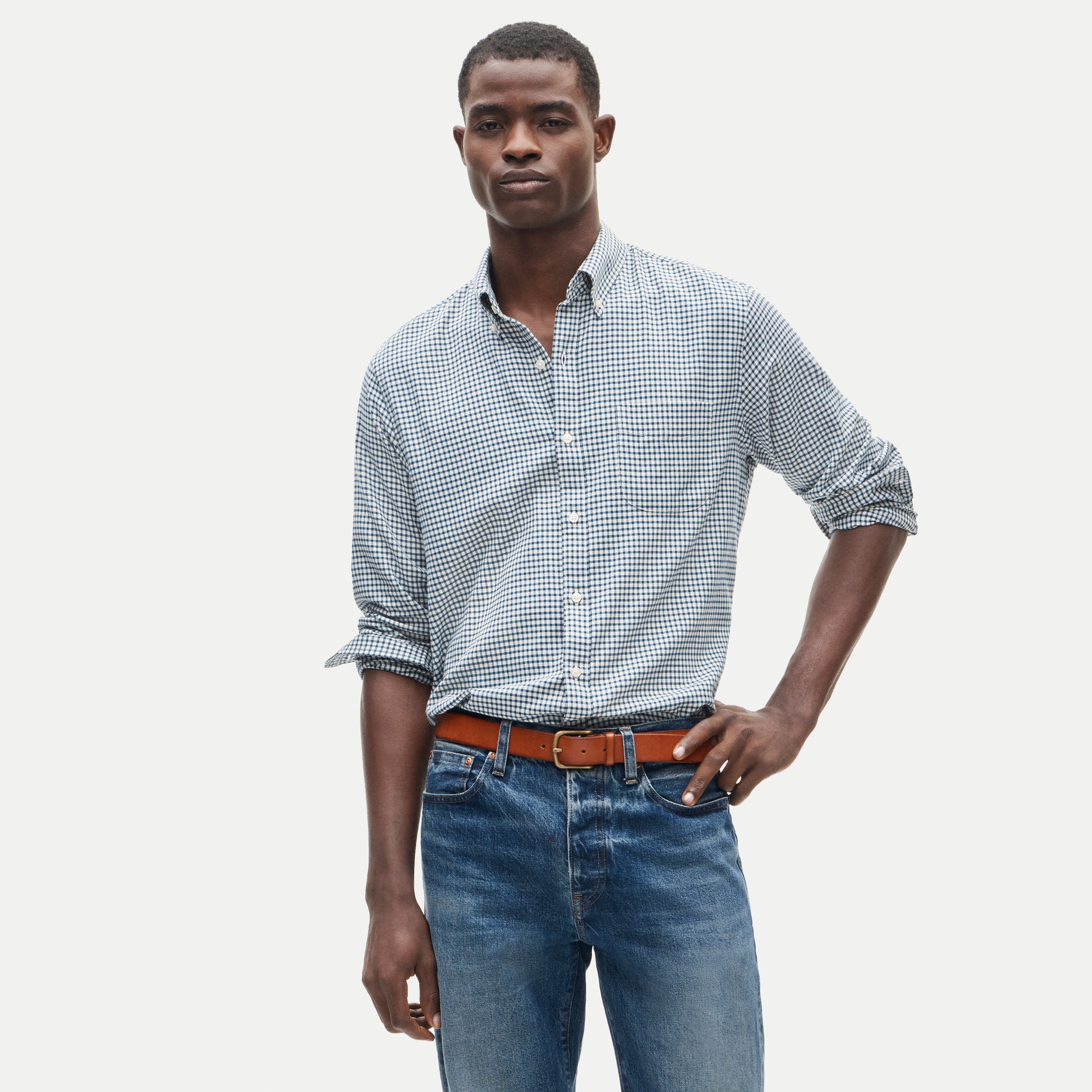 Lakeside cotton-viscose blend shirt