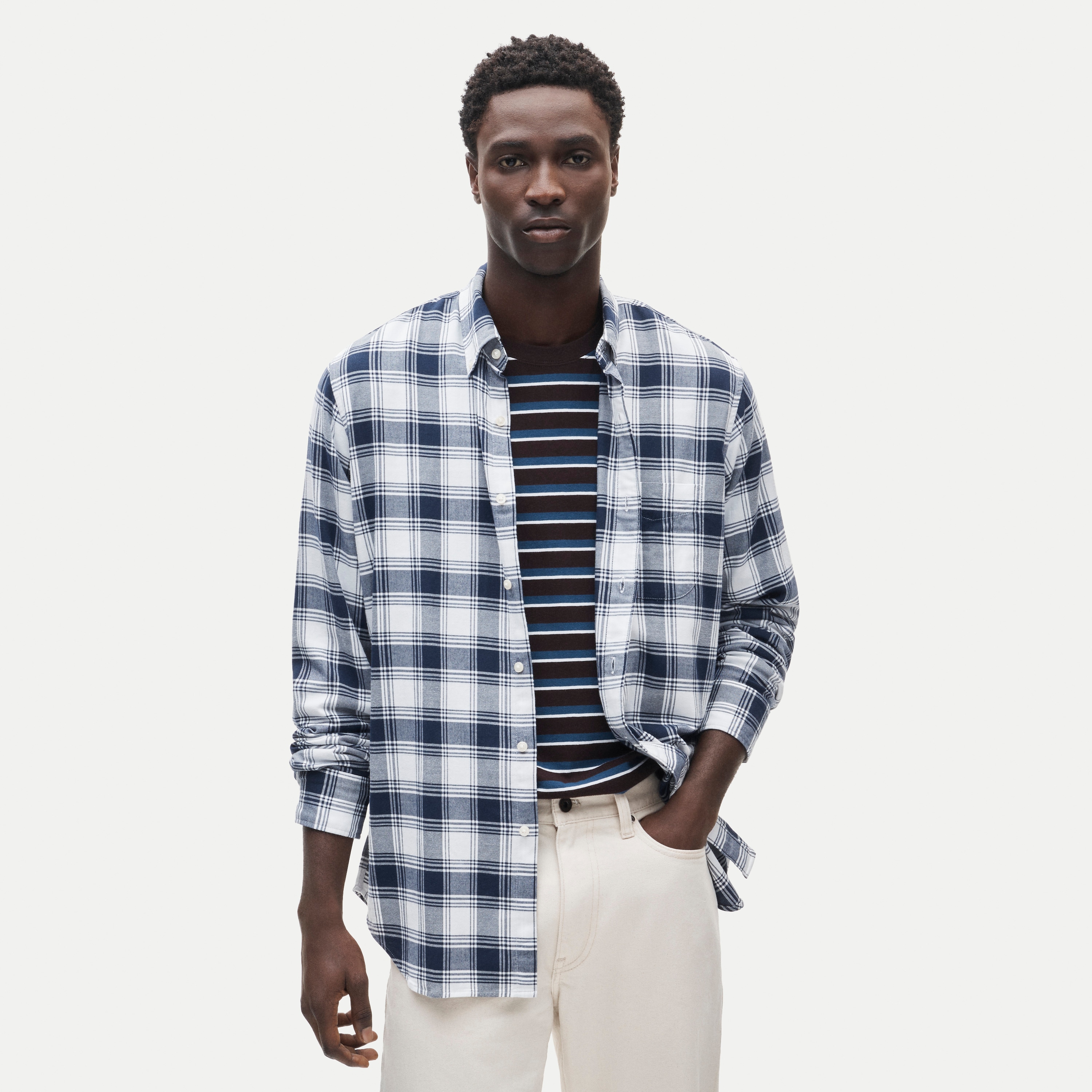 Lakeside cotton-viscose blend shirt