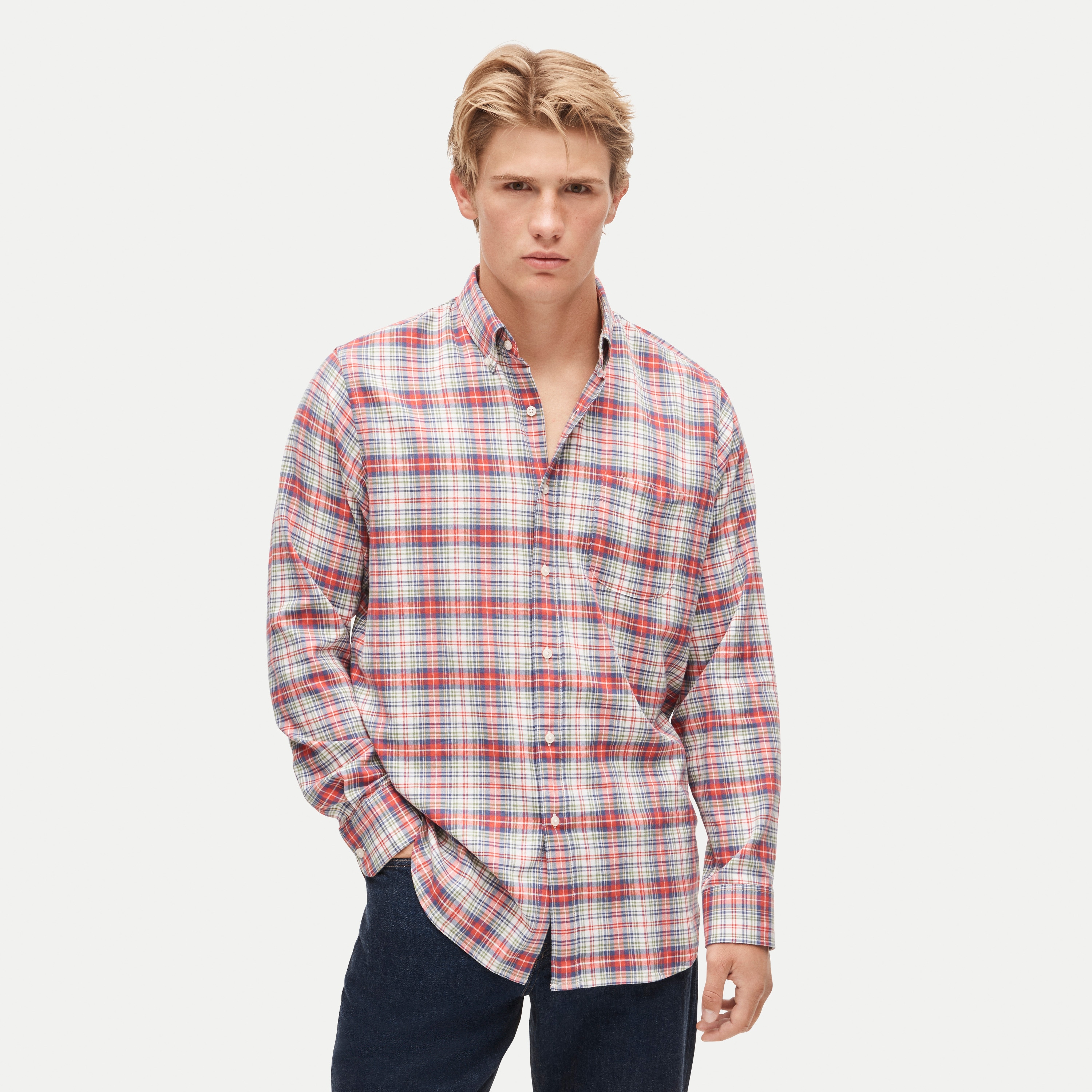 Lakeside cotton-viscose blend shirt