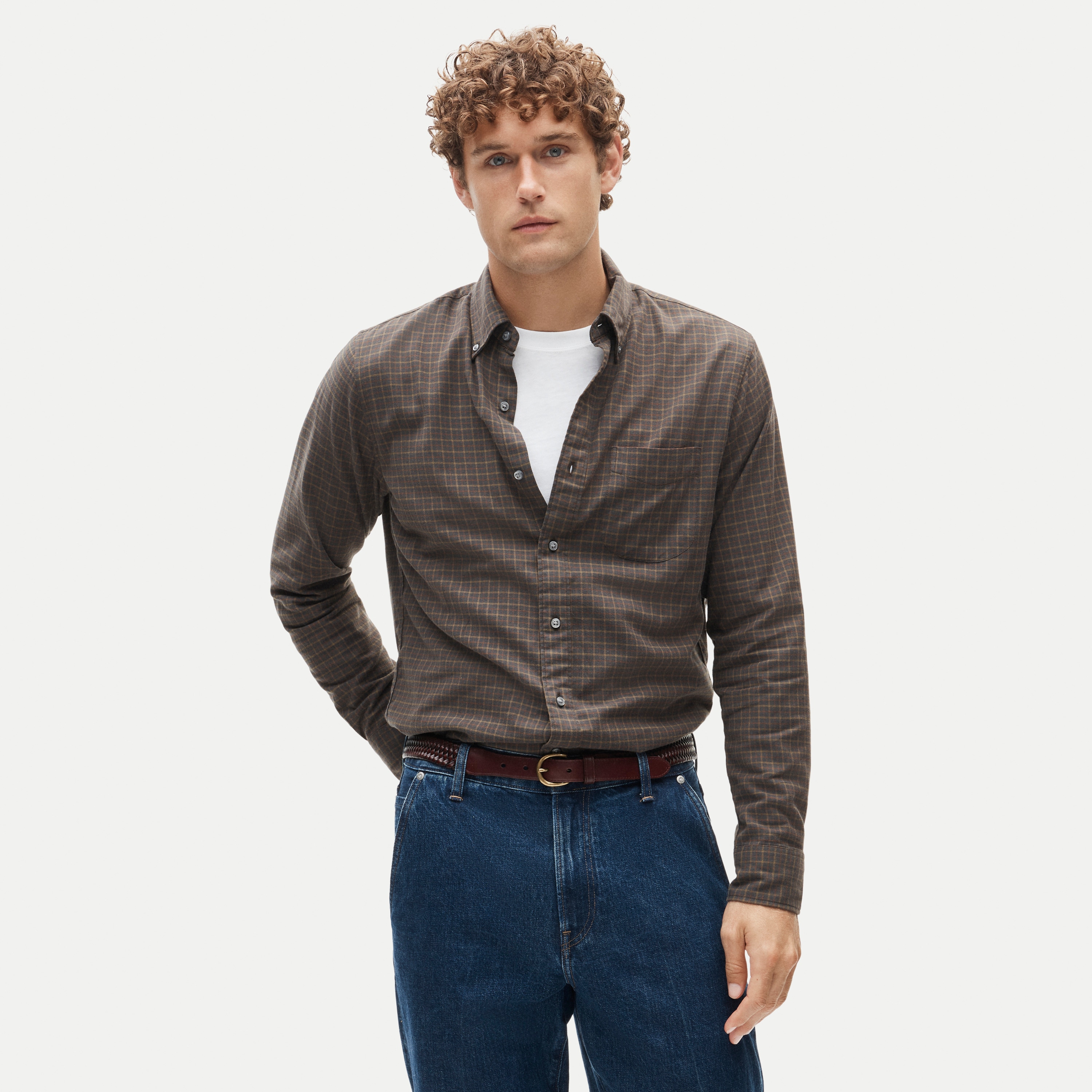 Lakeside cotton-viscose blend shirt