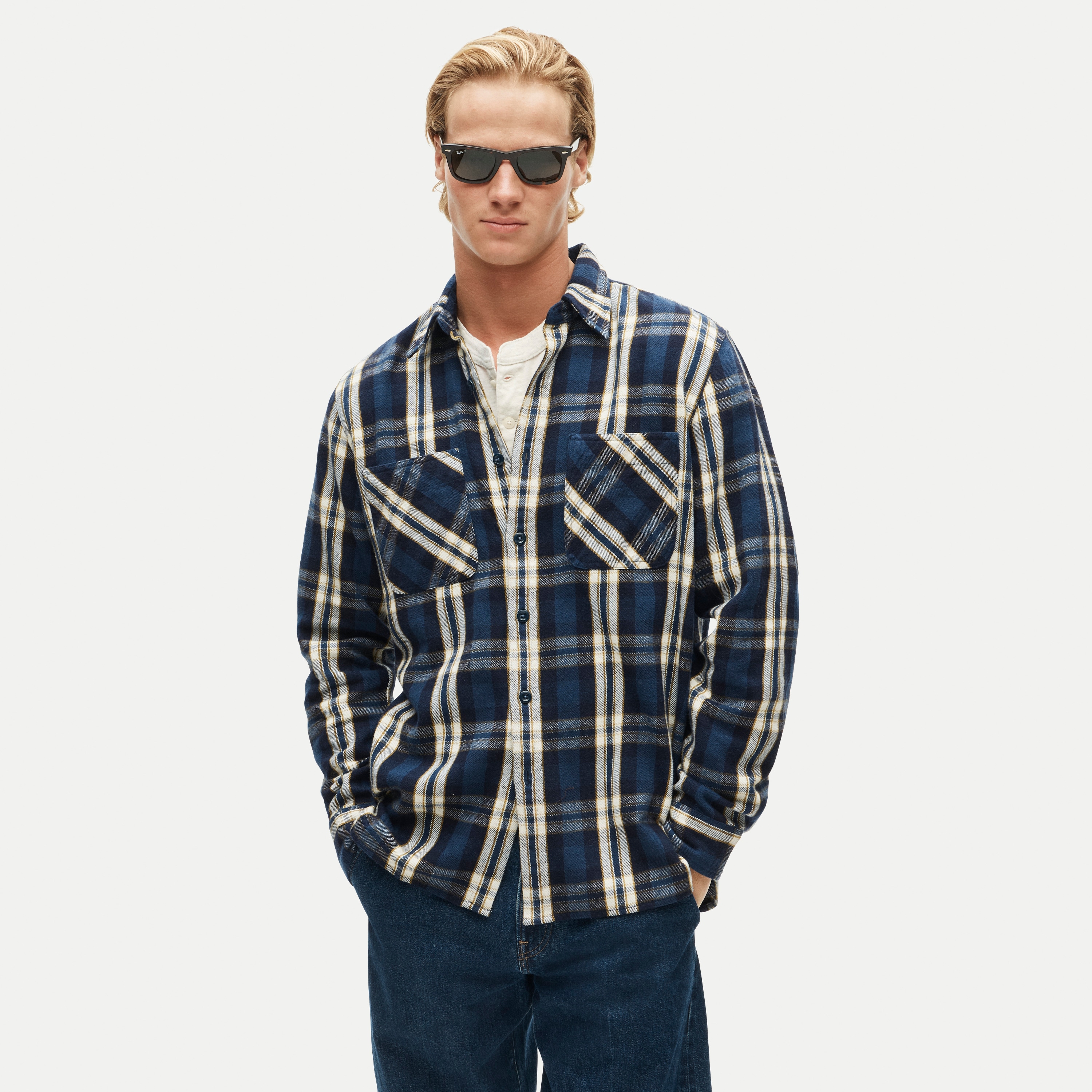 Wallace & Barnes flannel workshirt