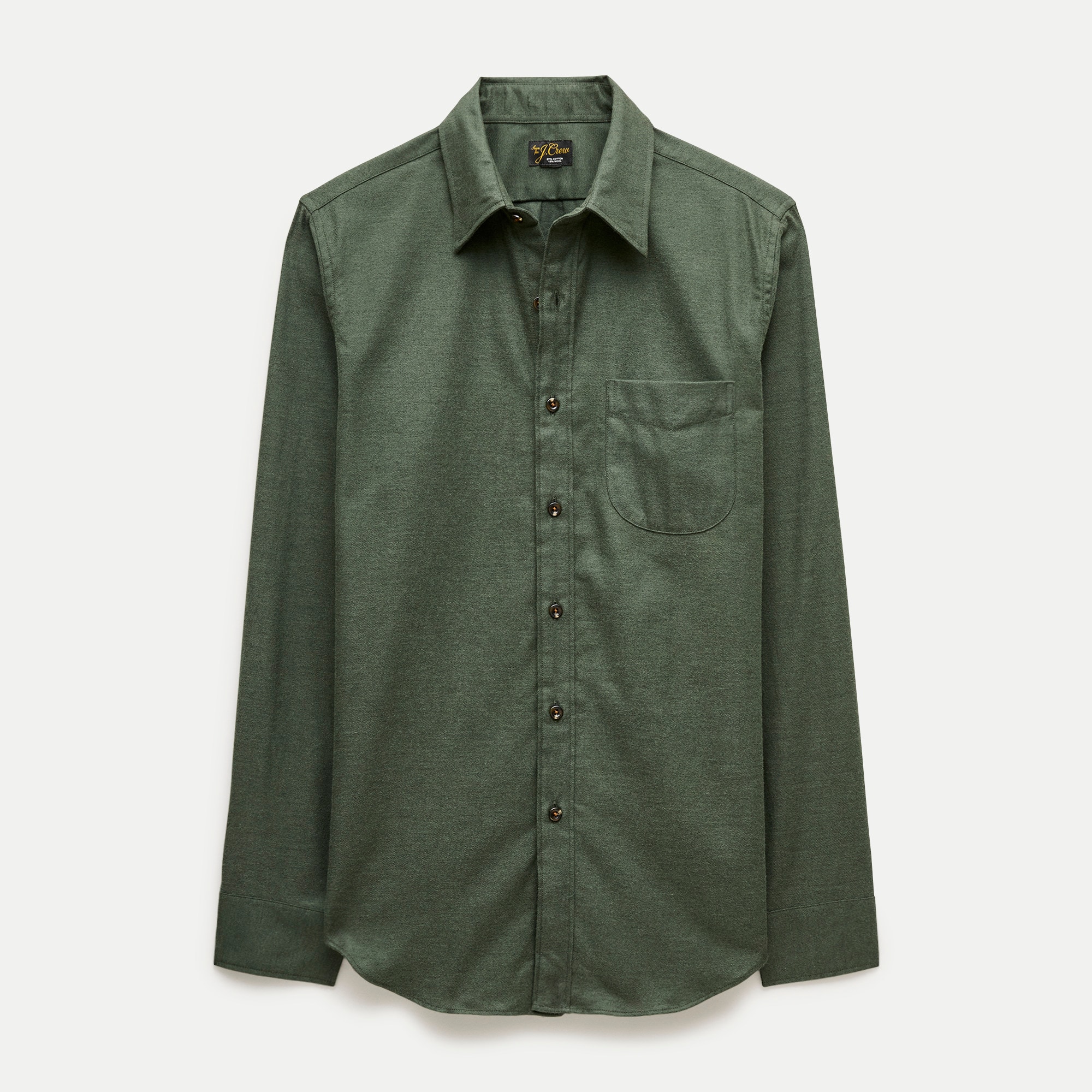 Madison cotton-blend twill shirt