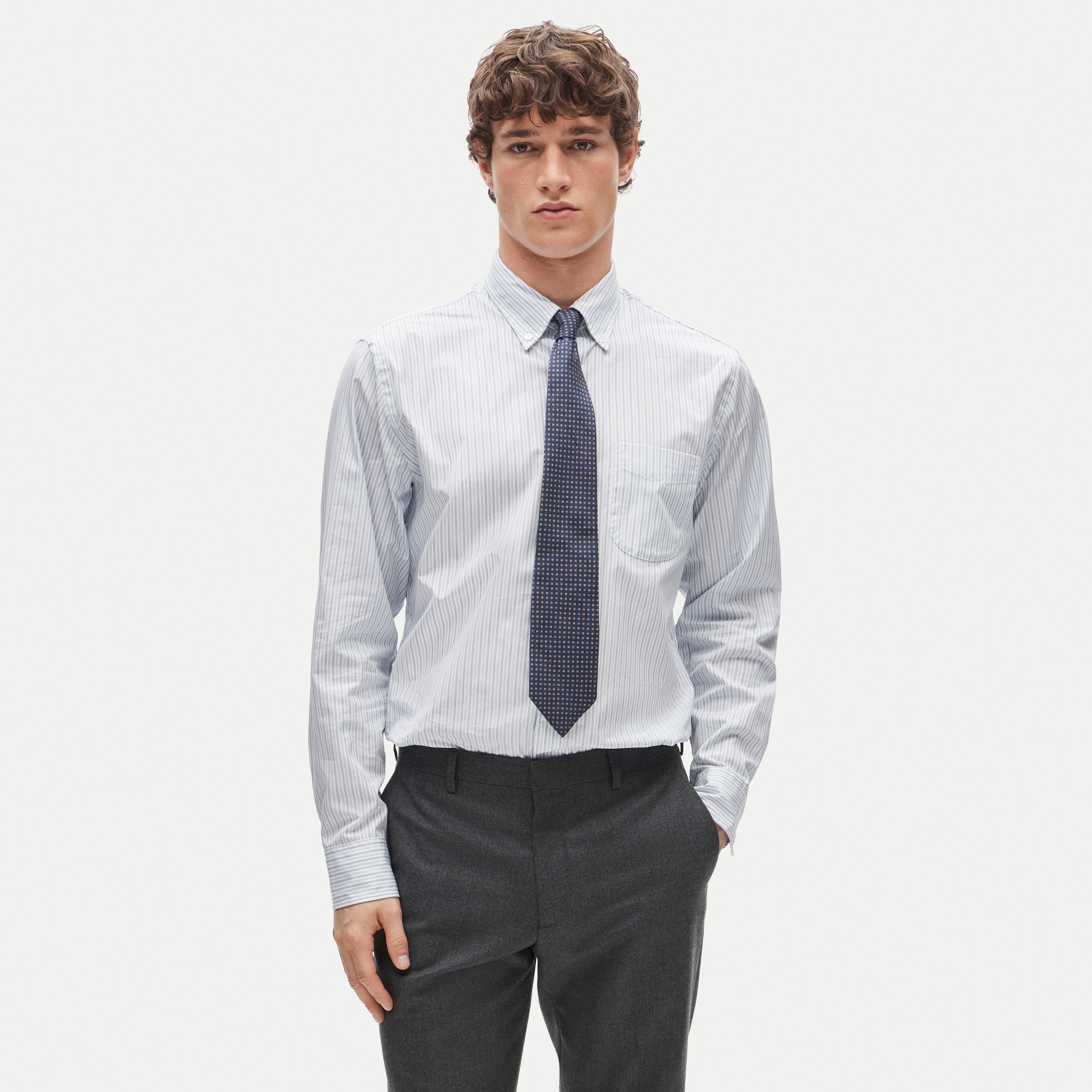 Thomas Mason® for J.Crew cotton poplin dress shirt