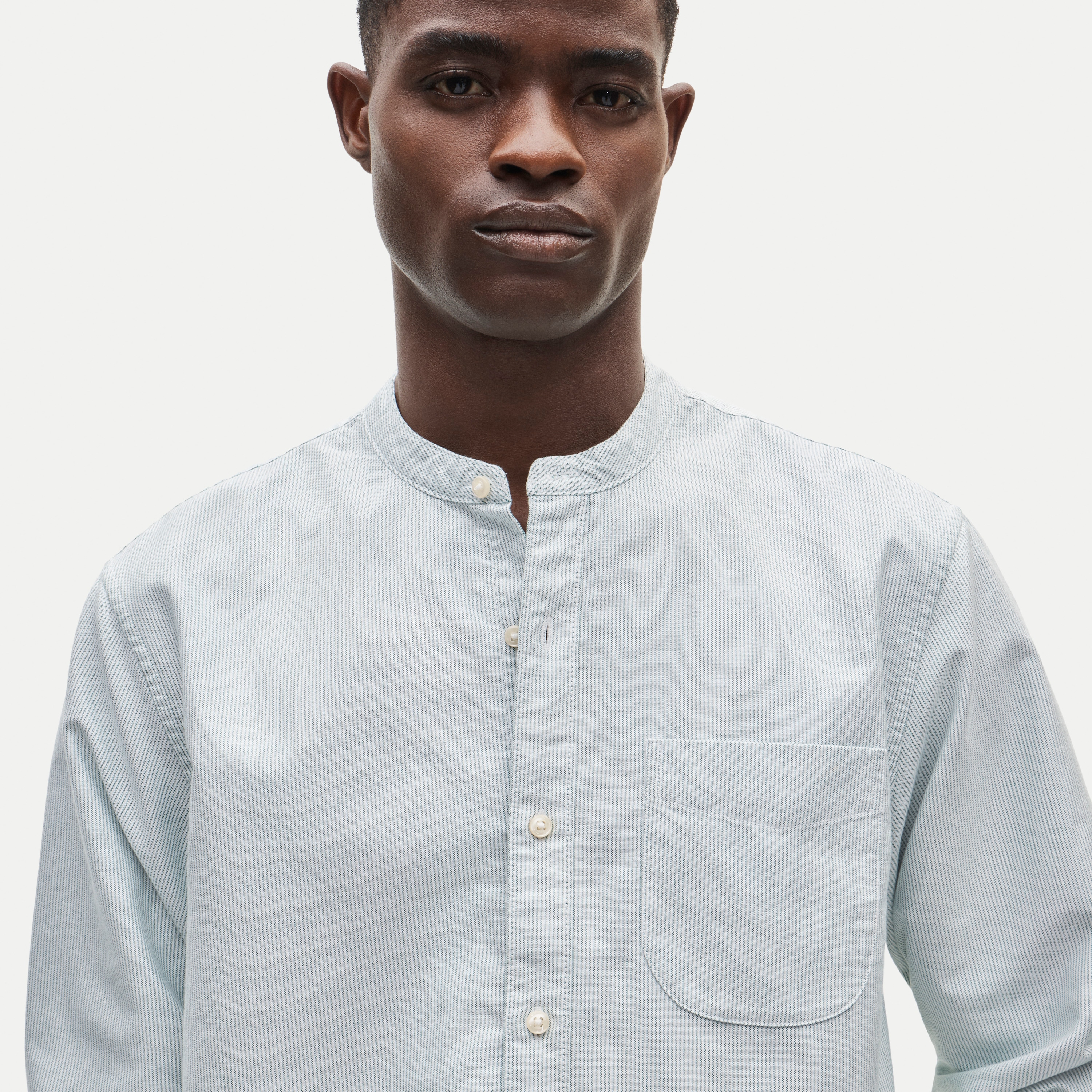 Band-collar 1983 Oxford Shirt For Men | J.Crew