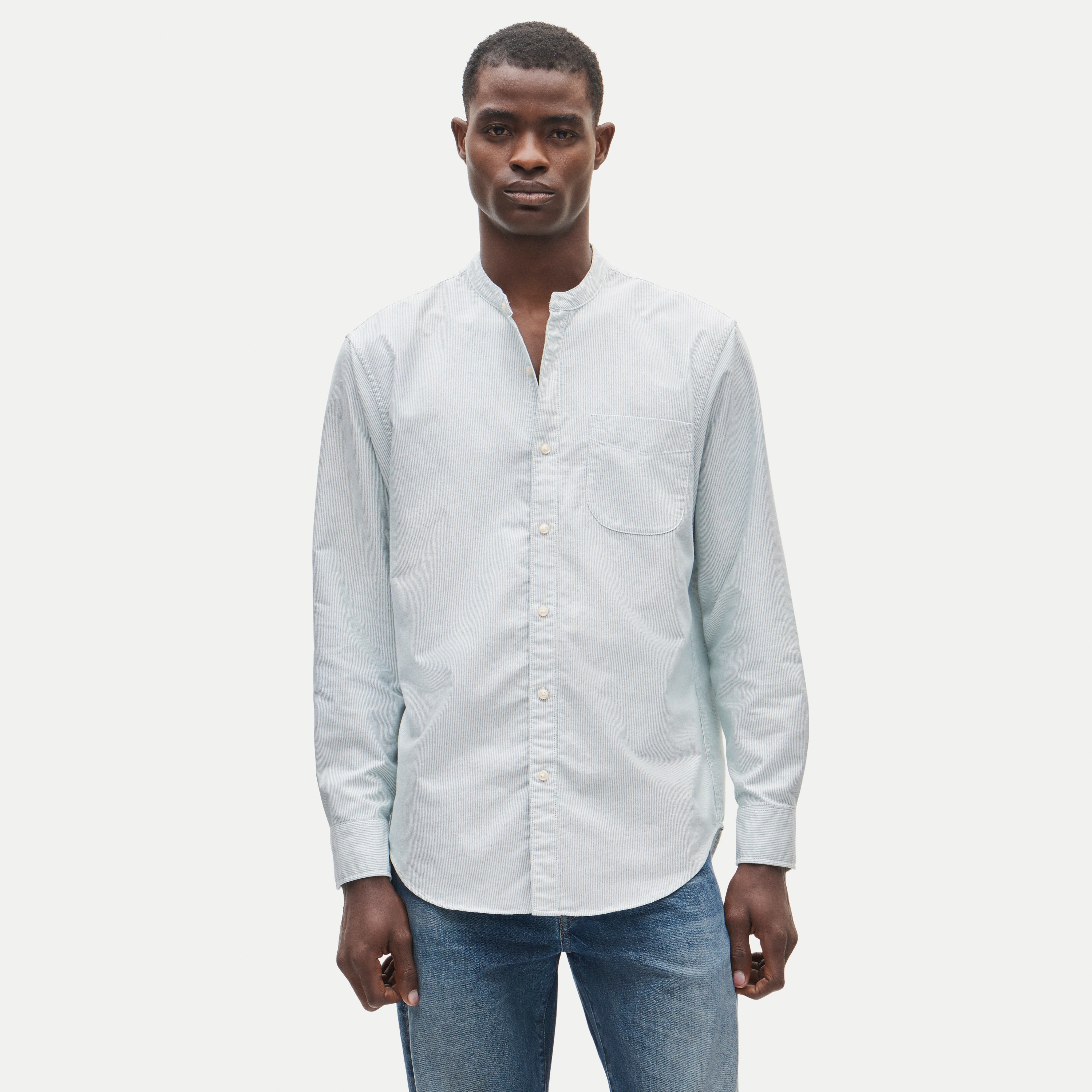 Banded Collar Shirts | J.Crew