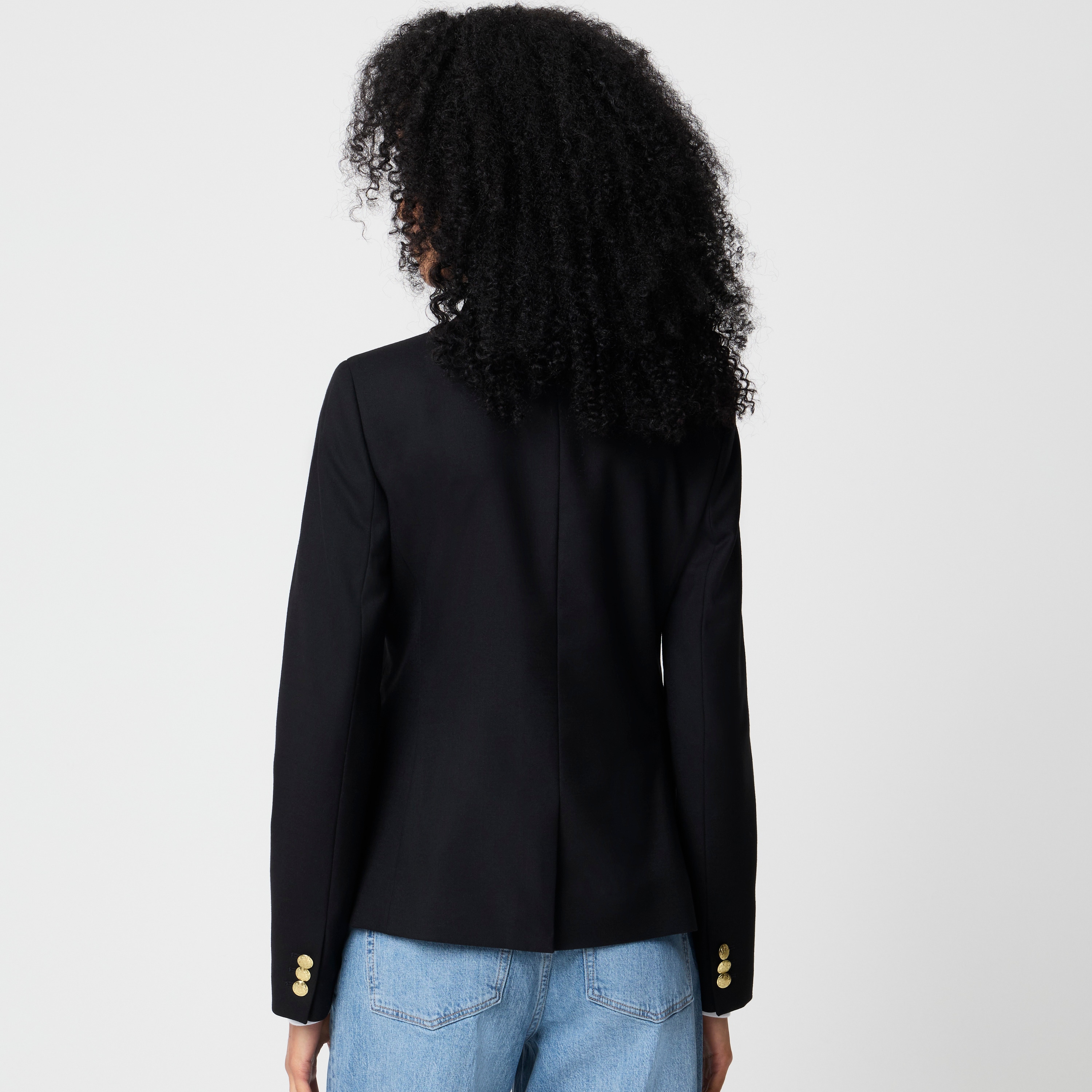 Wool-blend schoolboy blazer