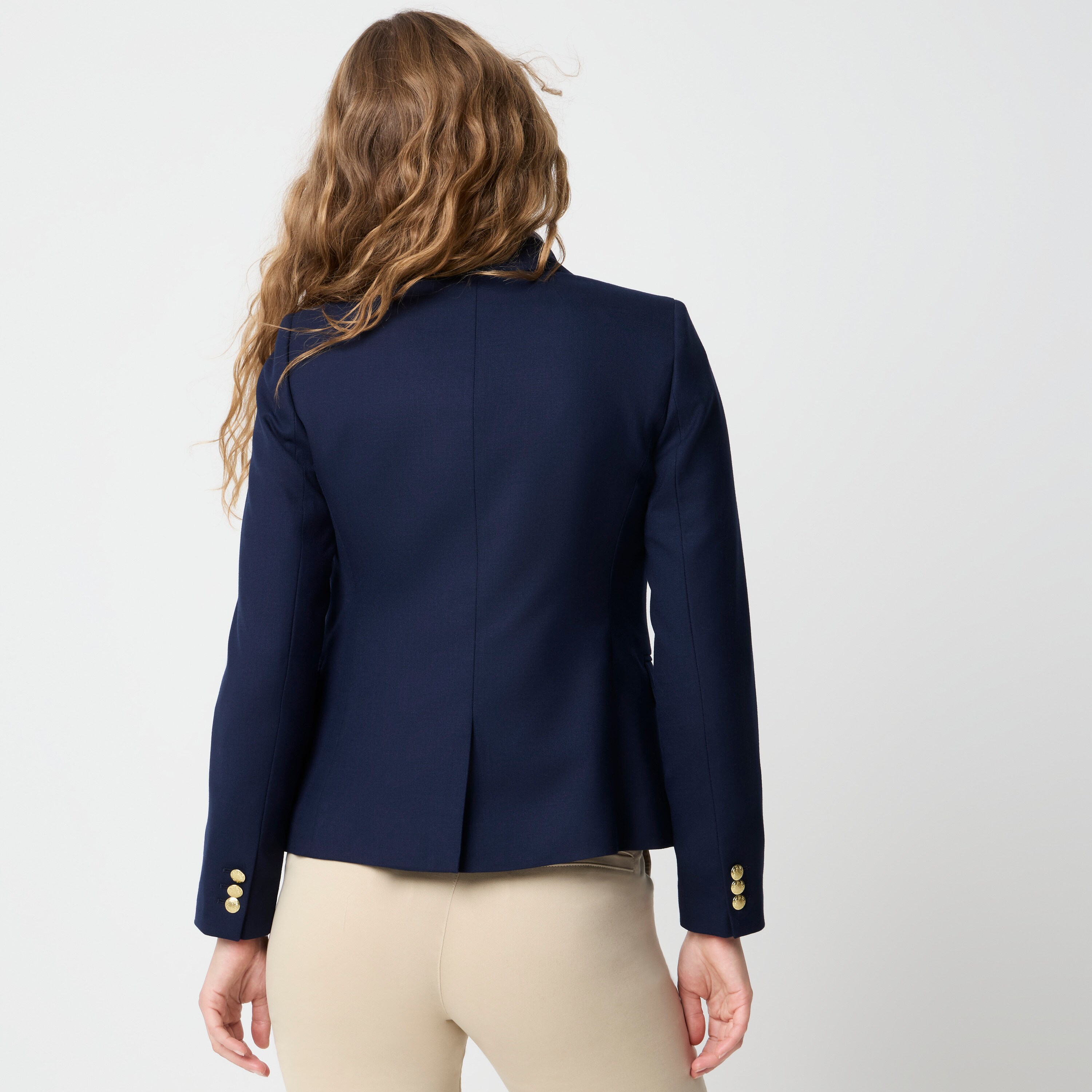Wool-blend schoolboy blazer