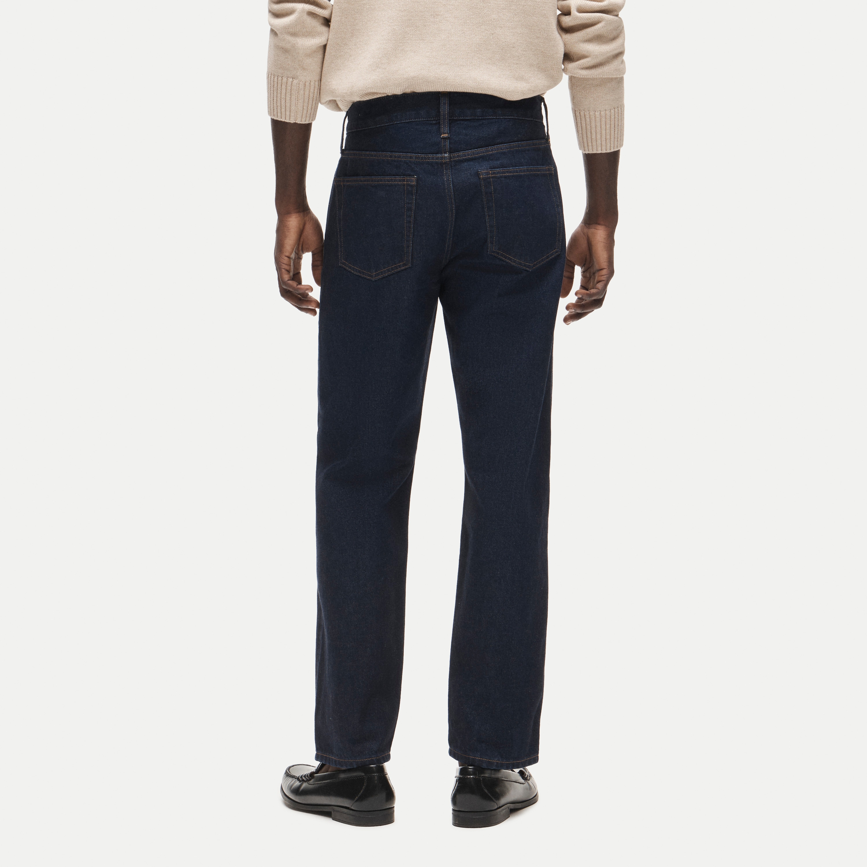 Classic Straight jean in resin-rinse Japanese selvedge denim