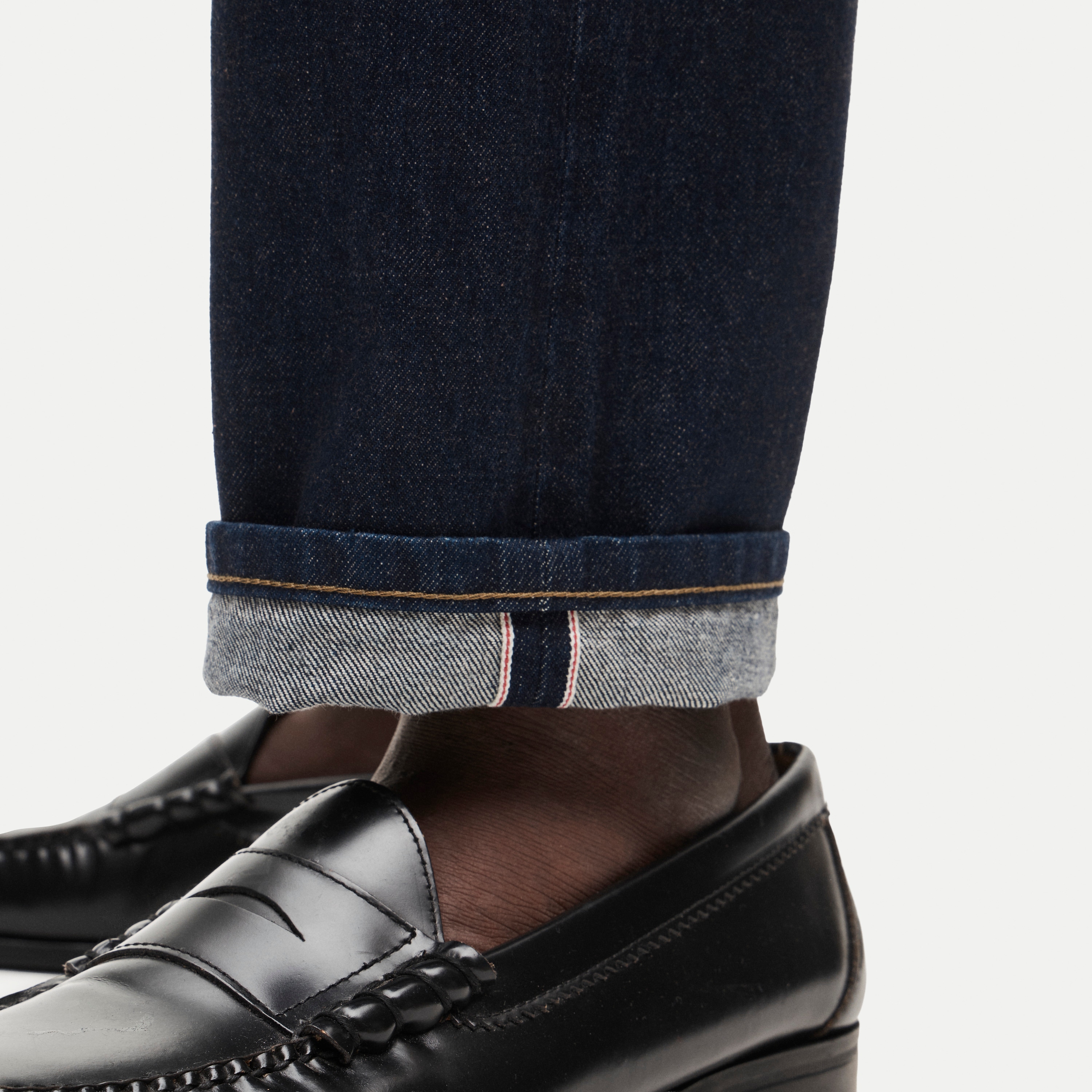 Classic Straight jean in resin-rinse Japanese selvedge denim