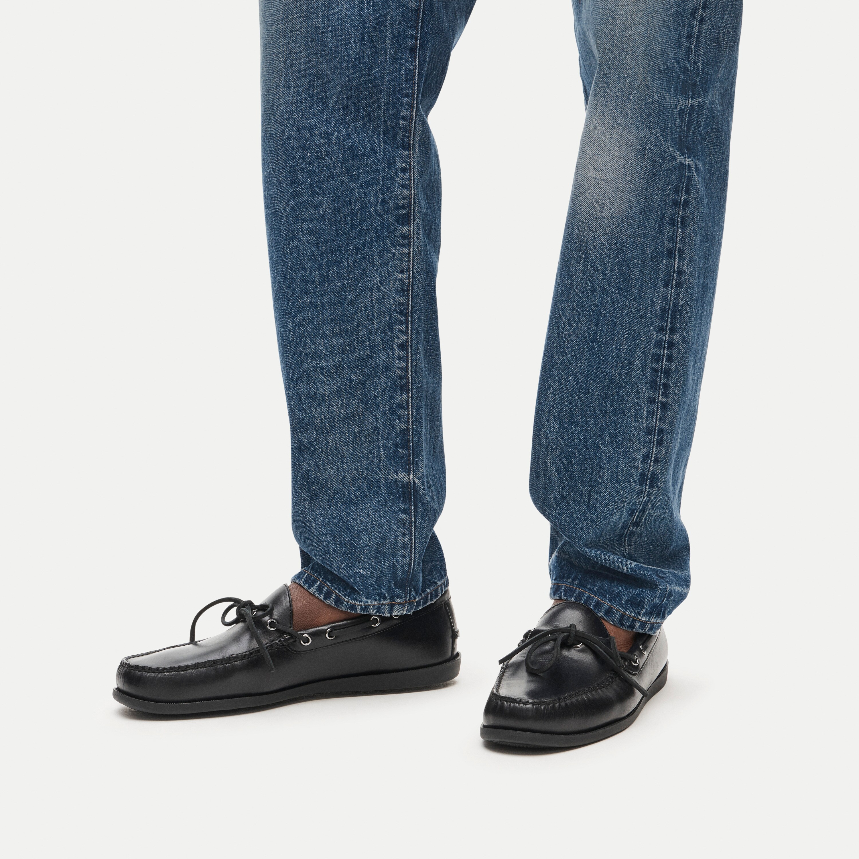 Lake shoes in smooth leather