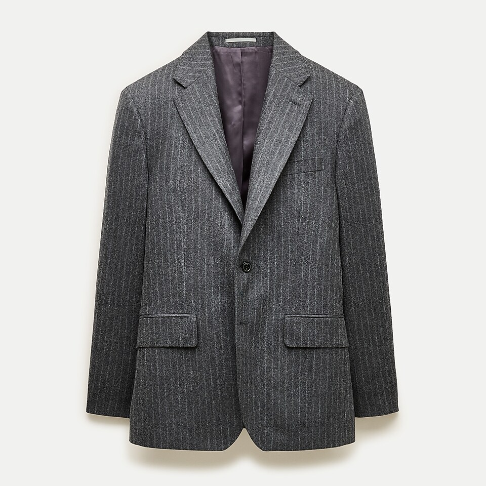 Kenmare Relaxed-fit Suit Jacket In English Cotton-wool Blend For