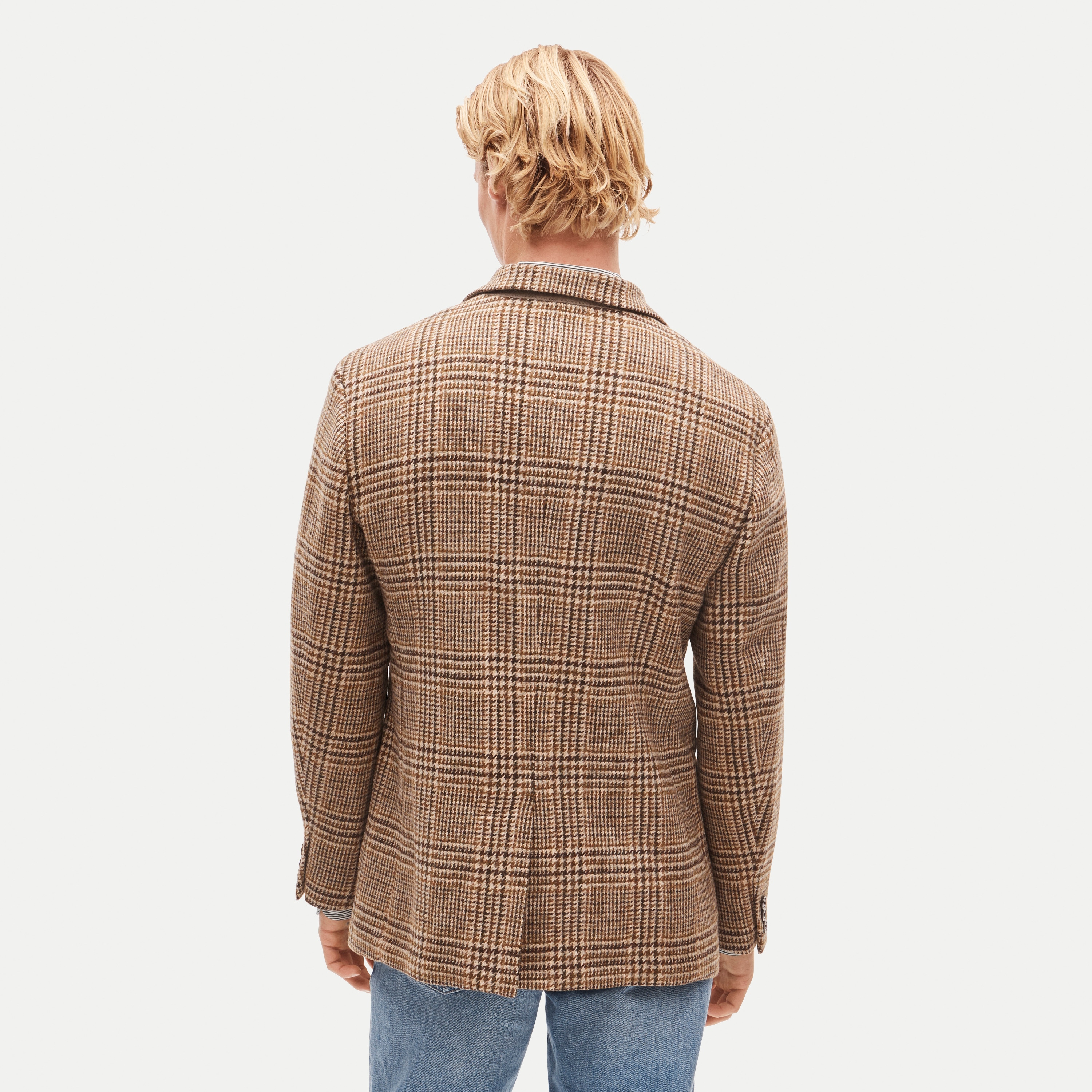 Sportcoat in wool glen plaid