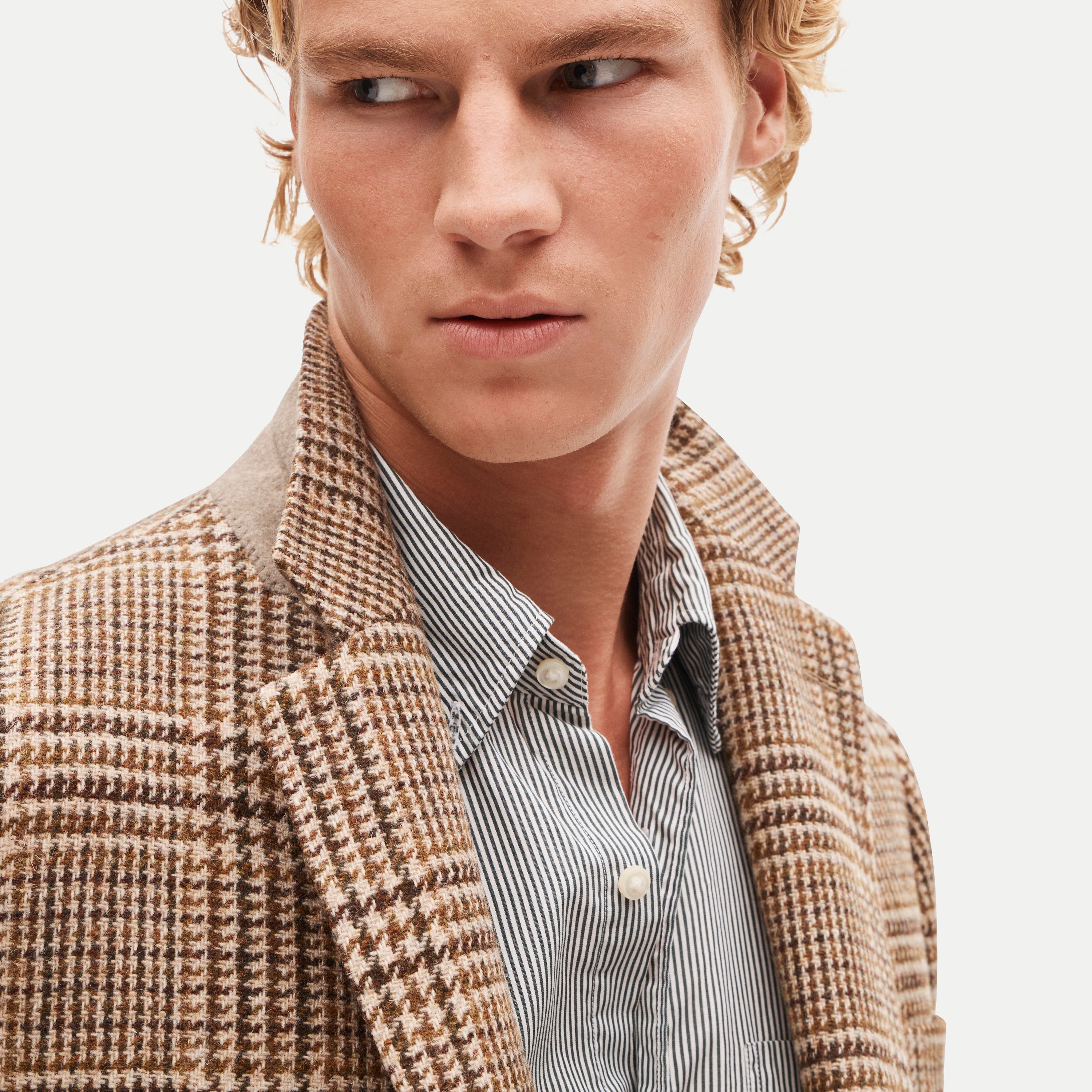 Sportcoat in wool glen plaid