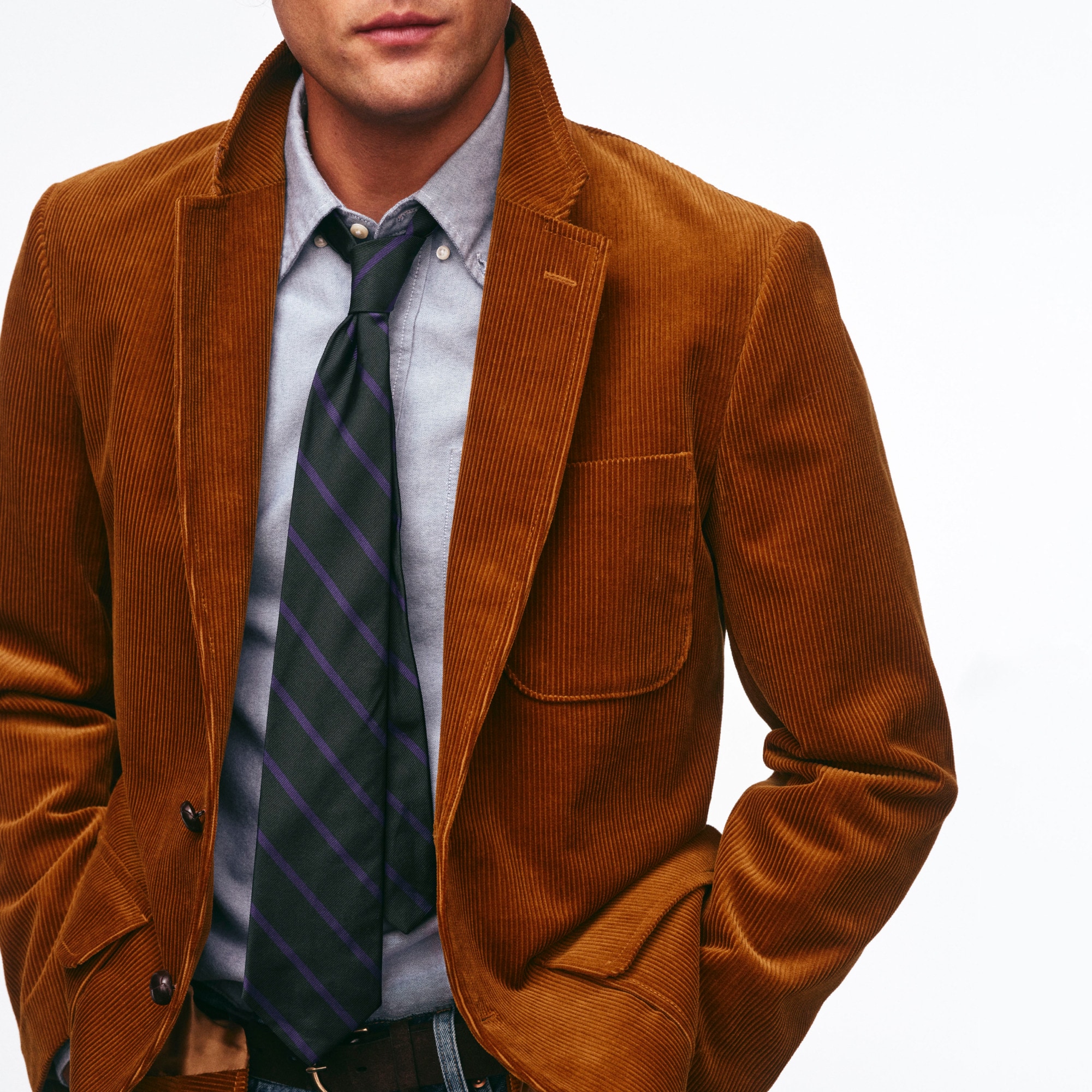 Sportcoat in Italian cotton corduroy