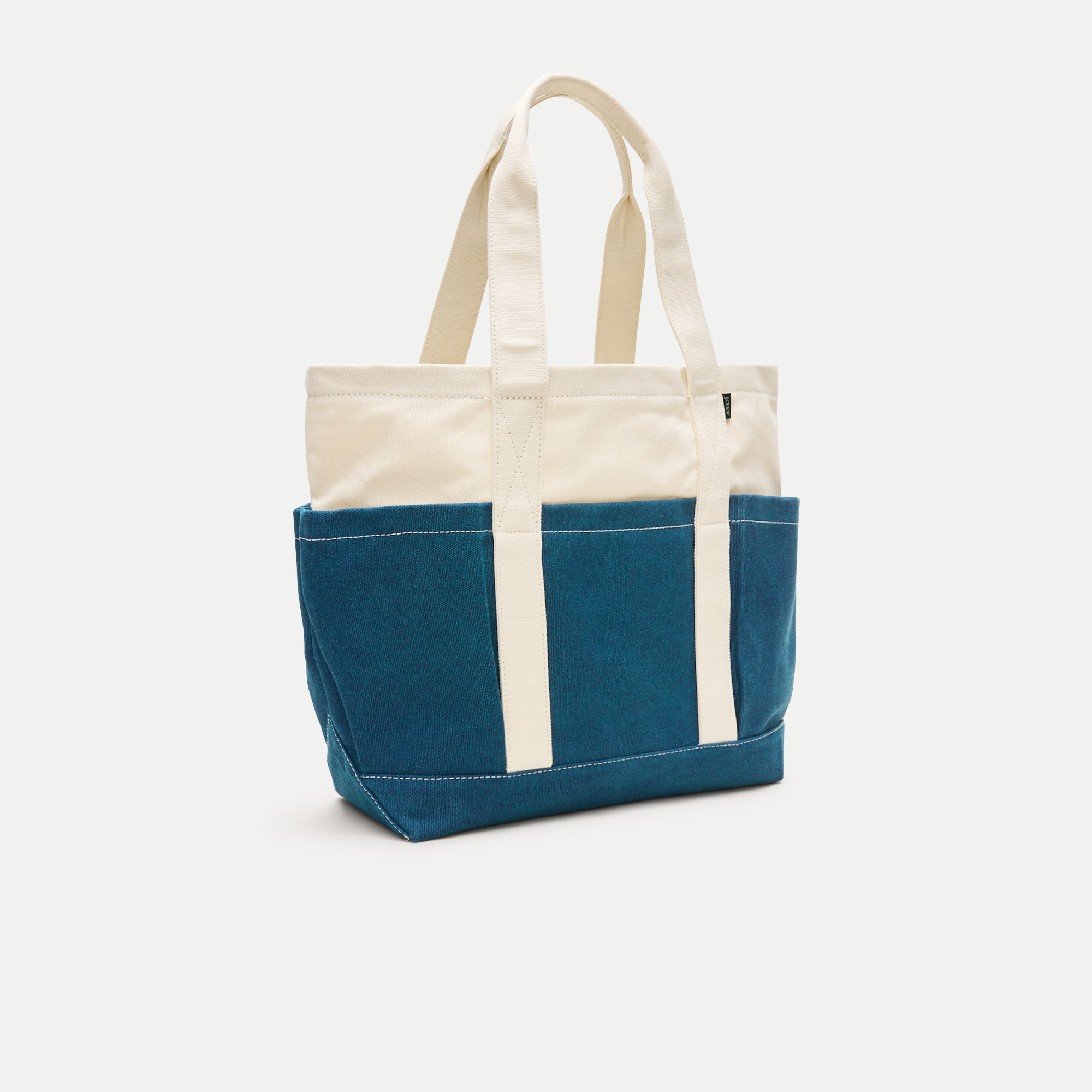 Medium Seaport tote bag in washed canvas - thumbnail 5