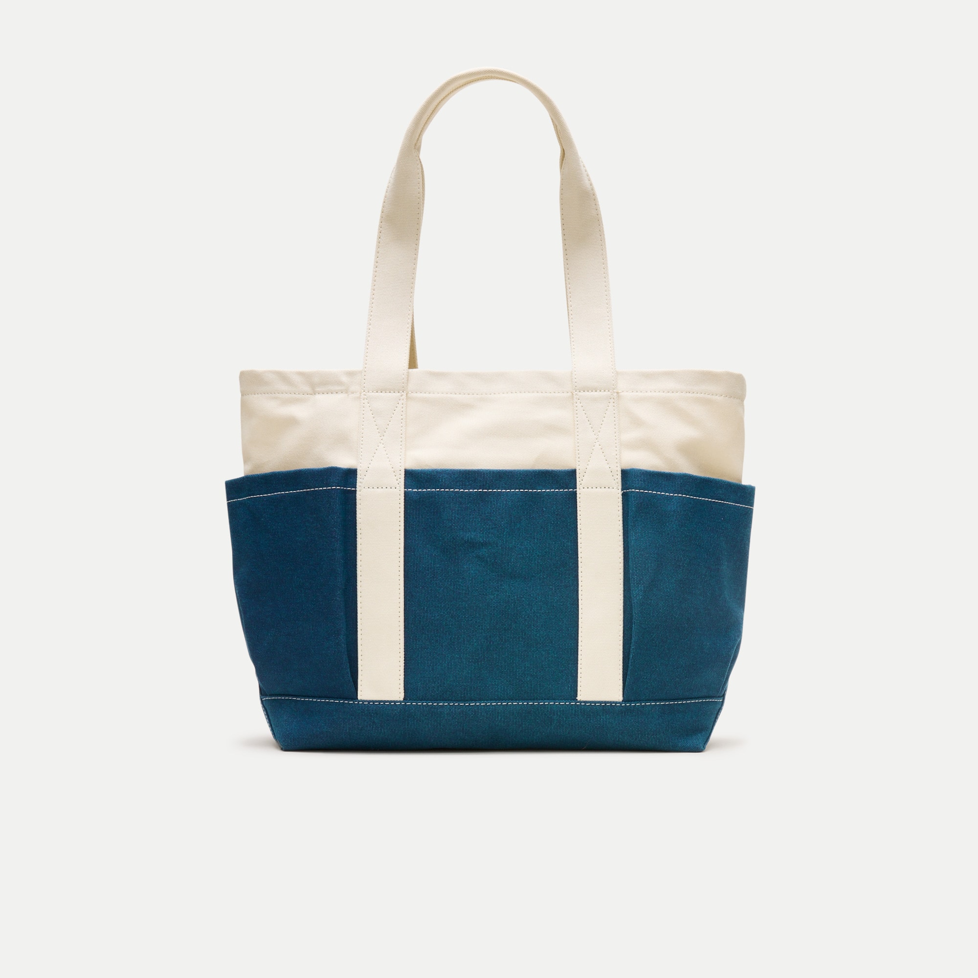 Medium Seaport tote bag in washed canvas - thumbnail 6