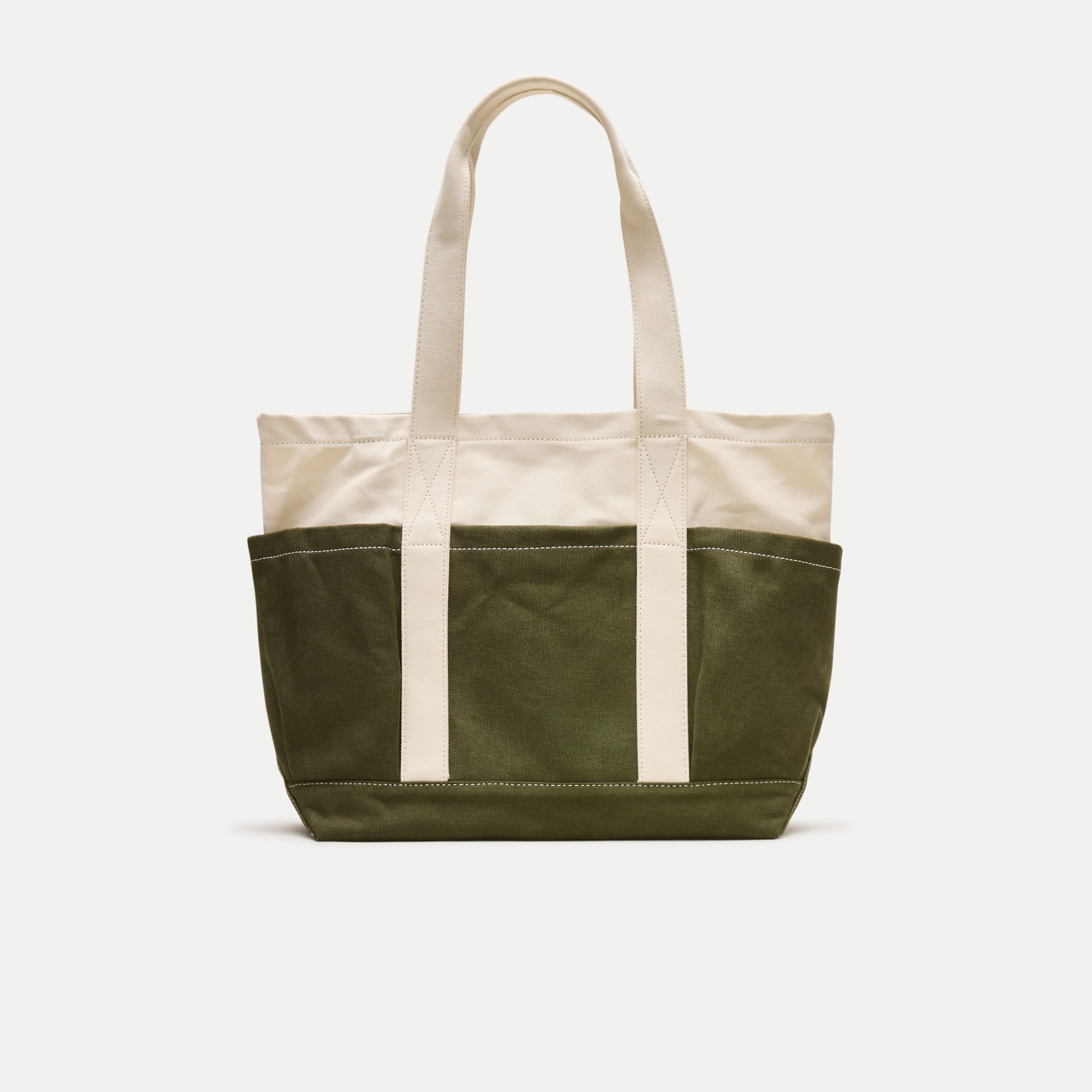 Medium Seaport tote bag in washed canvas - thumbnail 4