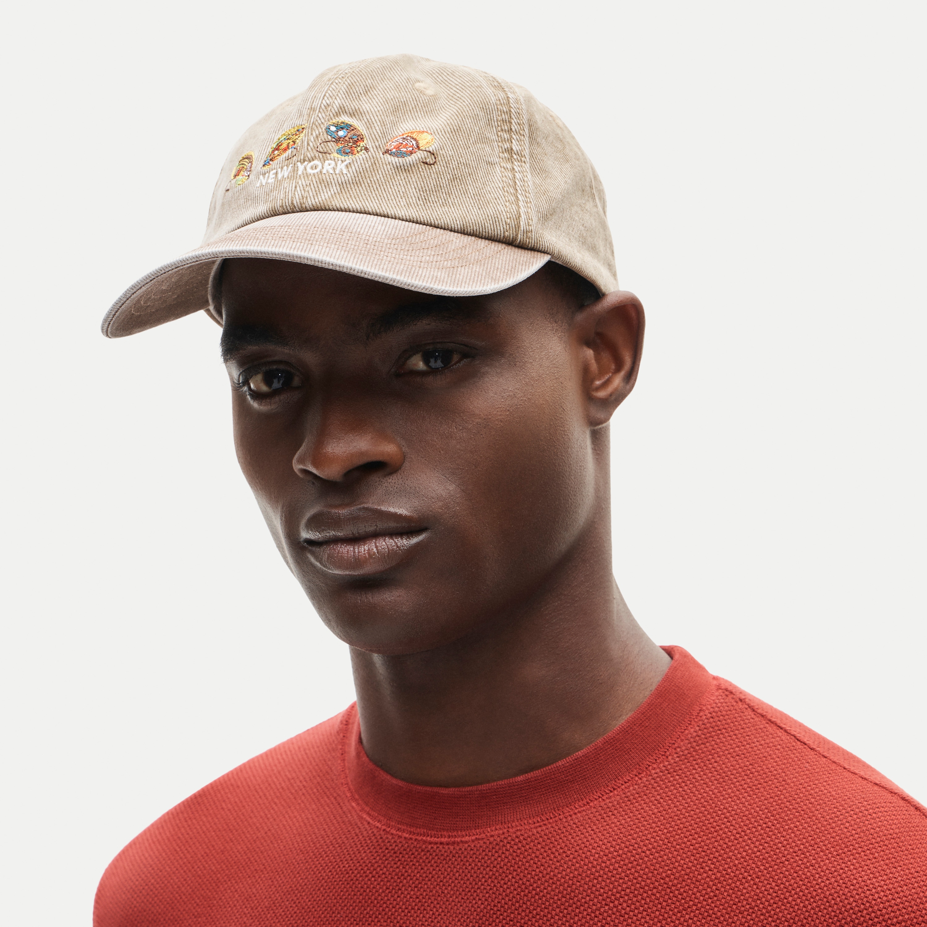 J.Crew jcrew.com キャップ Embroidered Washed Cotton Baseball Cap For Men | J.Crew