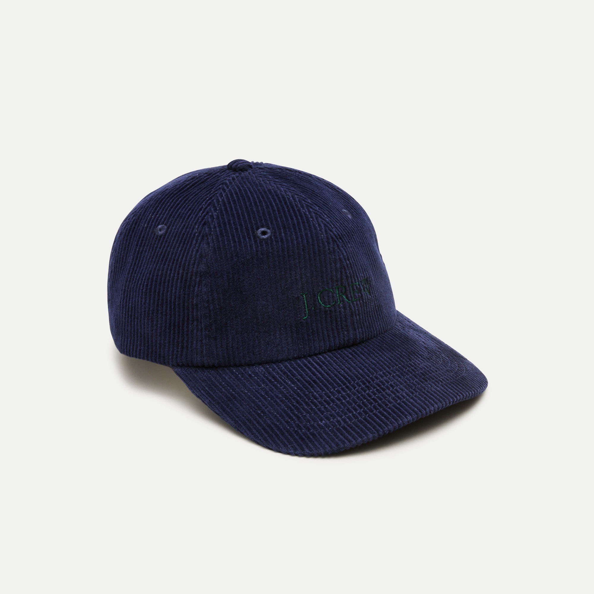 Cotton corduroy graphic trucker cap