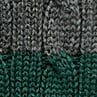 Heritage cotton cable-knit sweater in colorblock HTHR CHARCOAL JCREW GRE