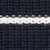 Short-sleeve sweater in ribbed cotton blend DARKEST INDIGO IVORY ST