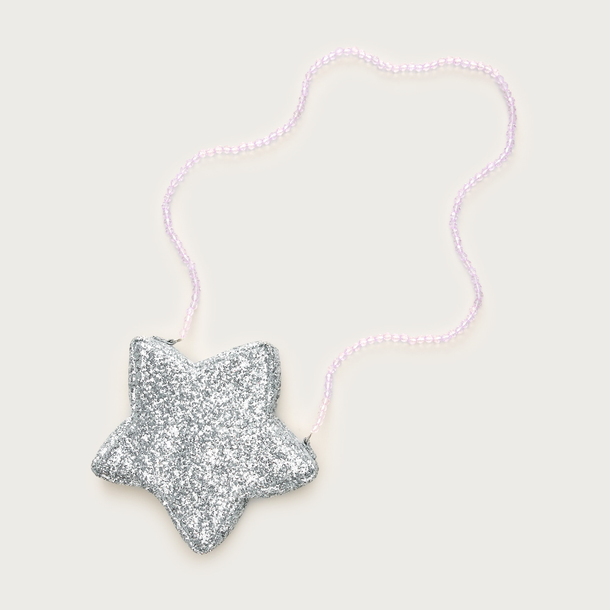 J.Crew Girls' glitter star bag with beaded strap