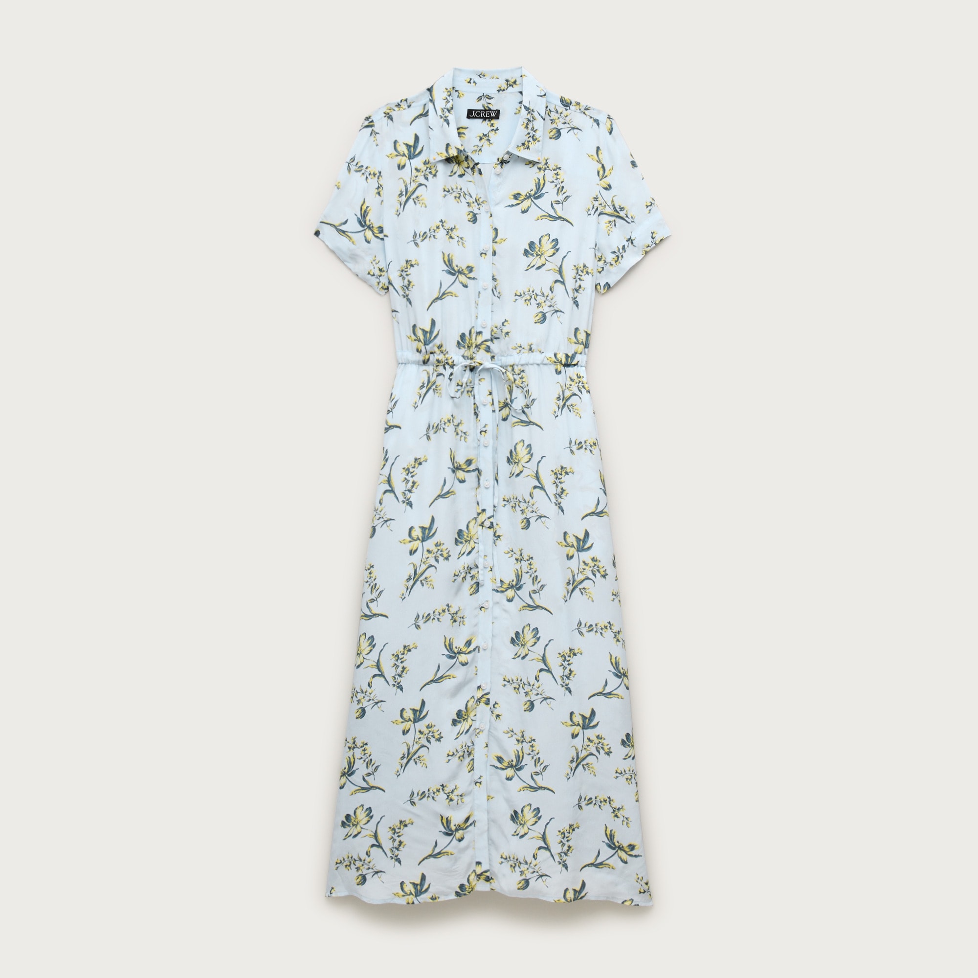 Elena shirt-dress in crepe de chine