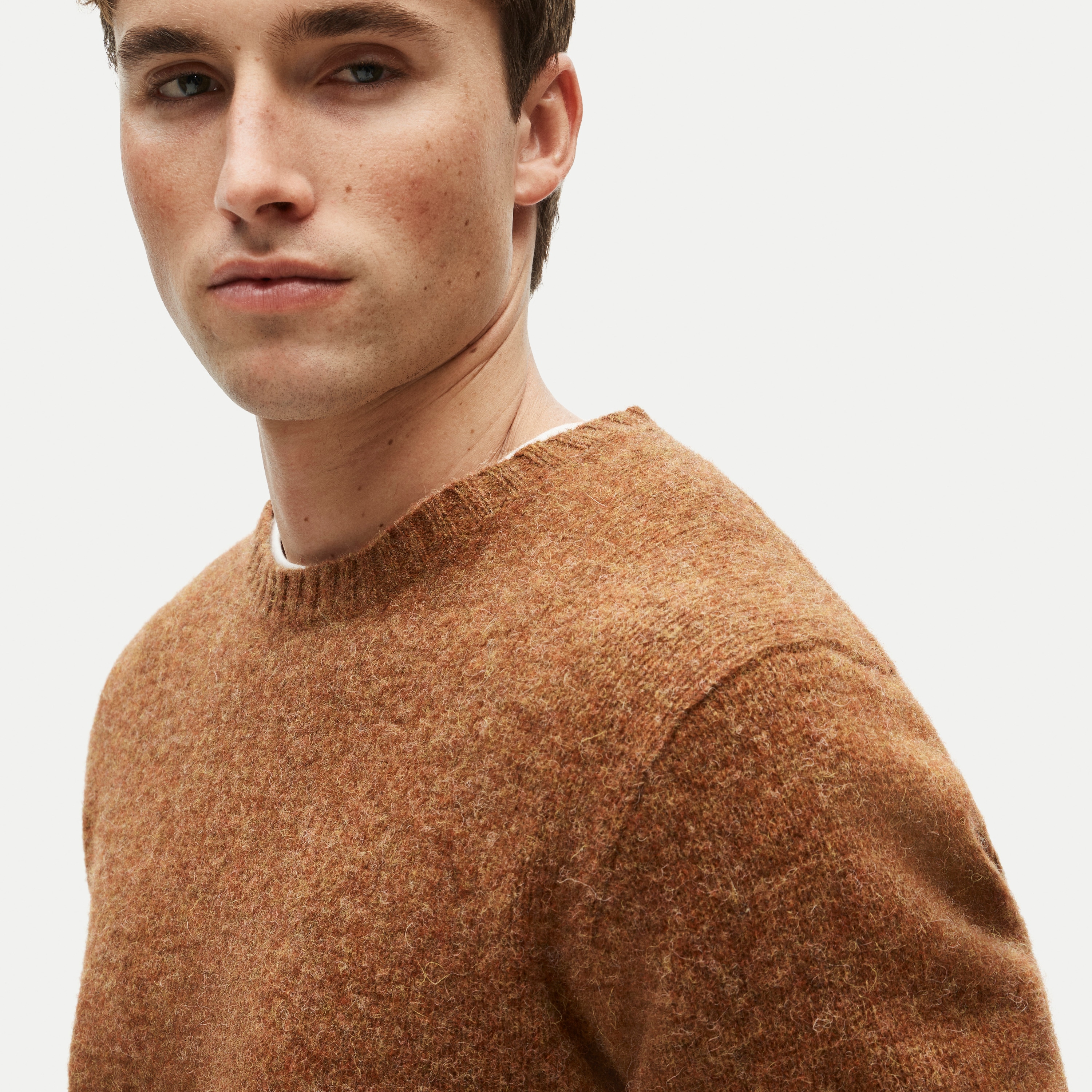 Soft-washed wool sweater