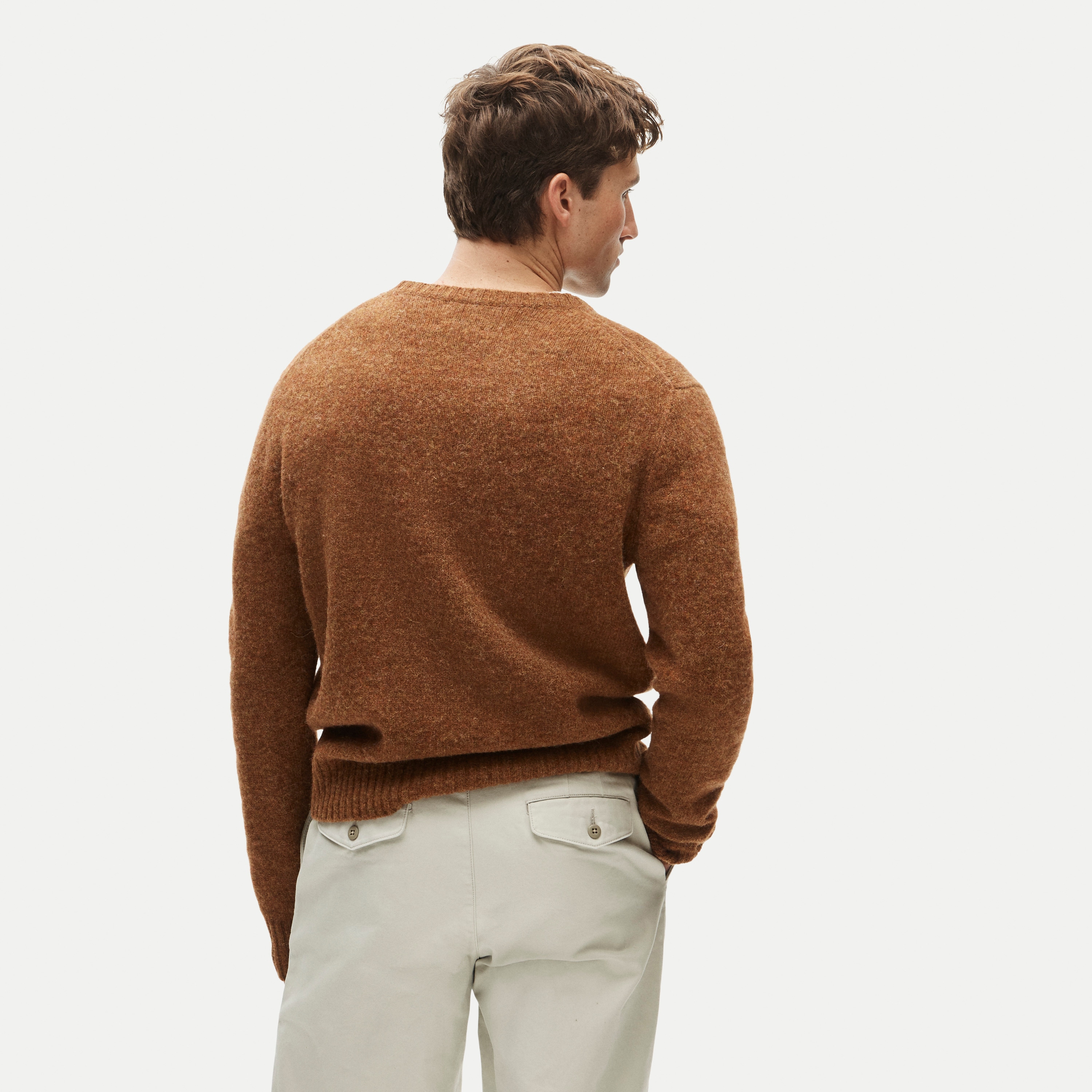 Soft-washed wool sweater