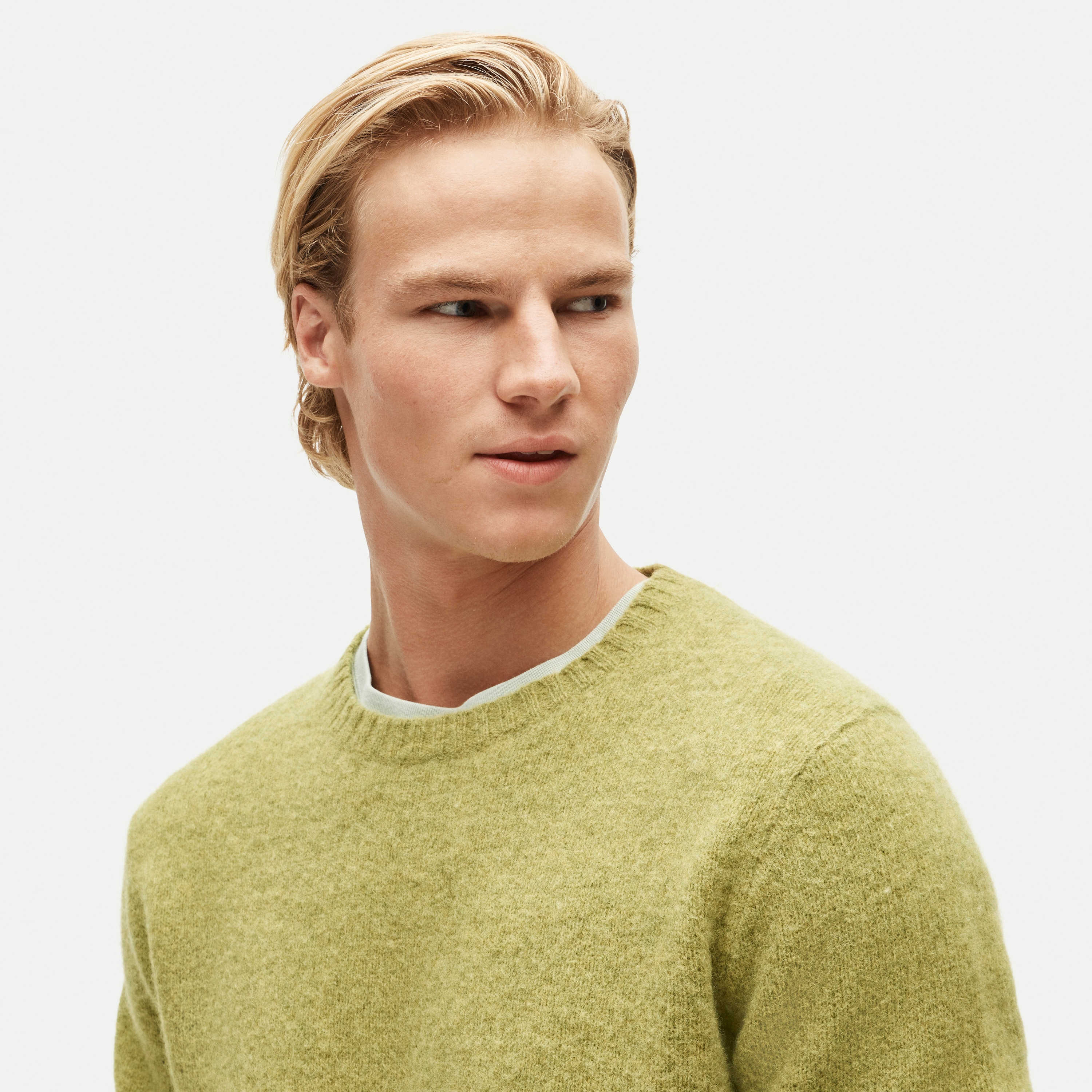Soft-washed wool sweater
