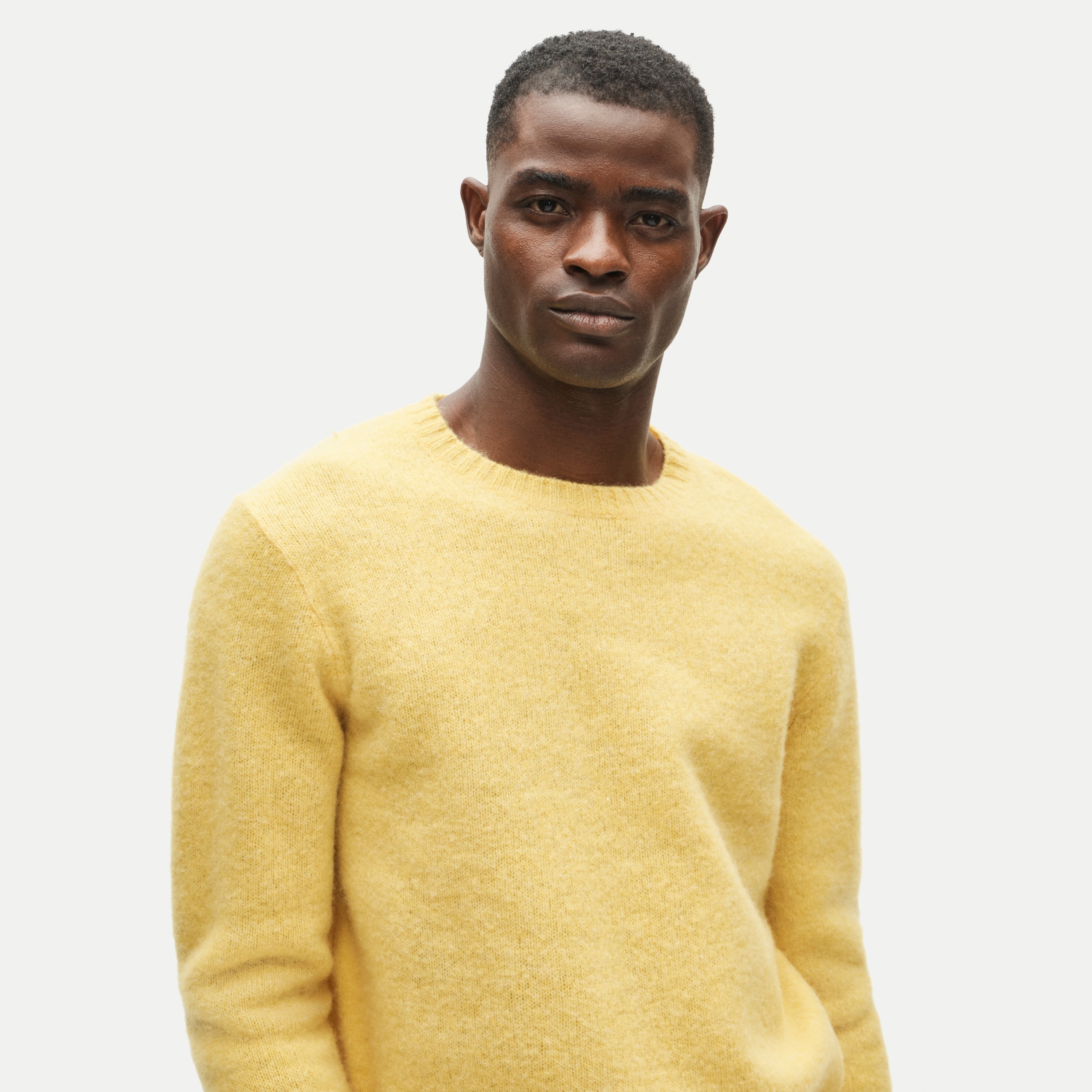 Soft-washed wool sweater