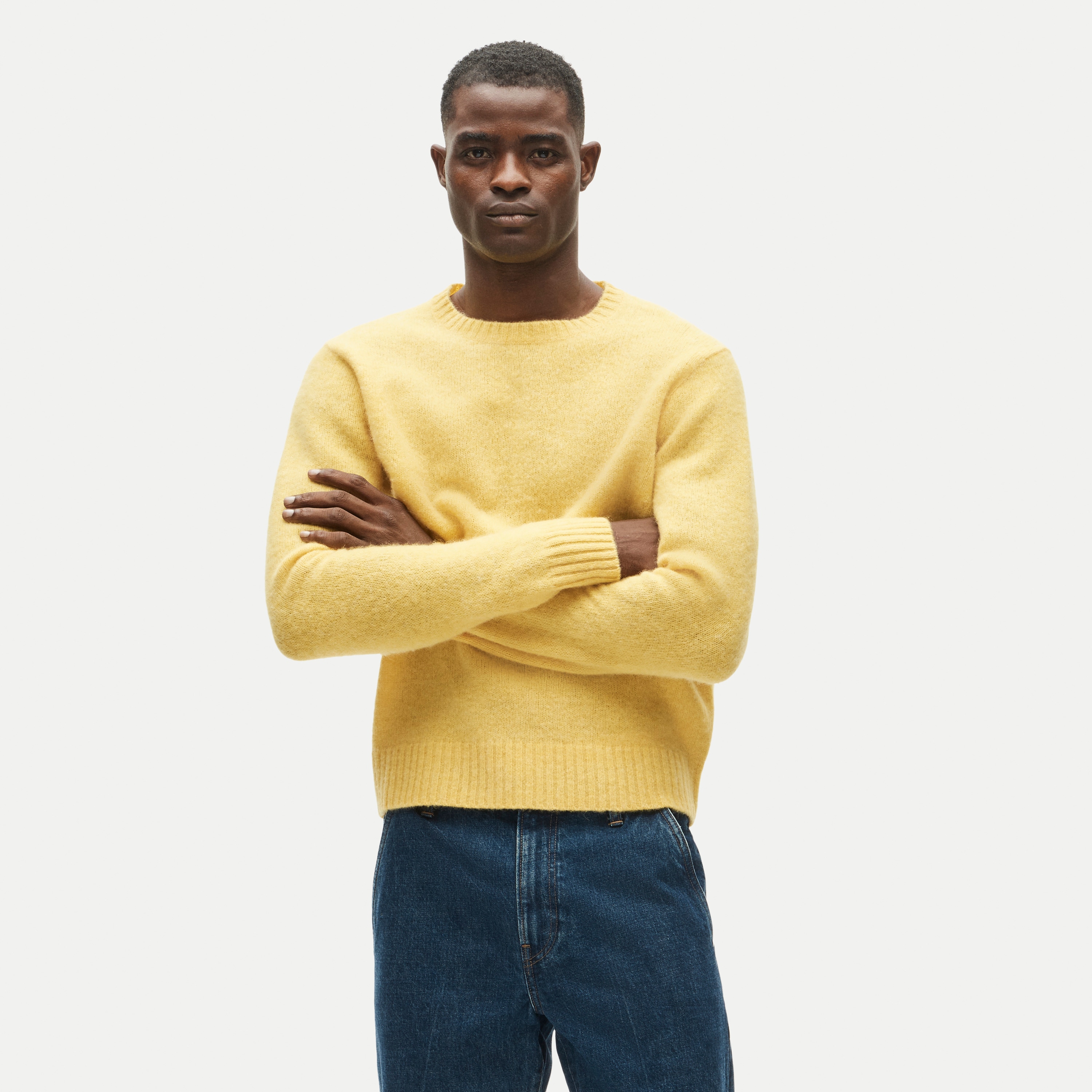 Soft-washed wool sweater