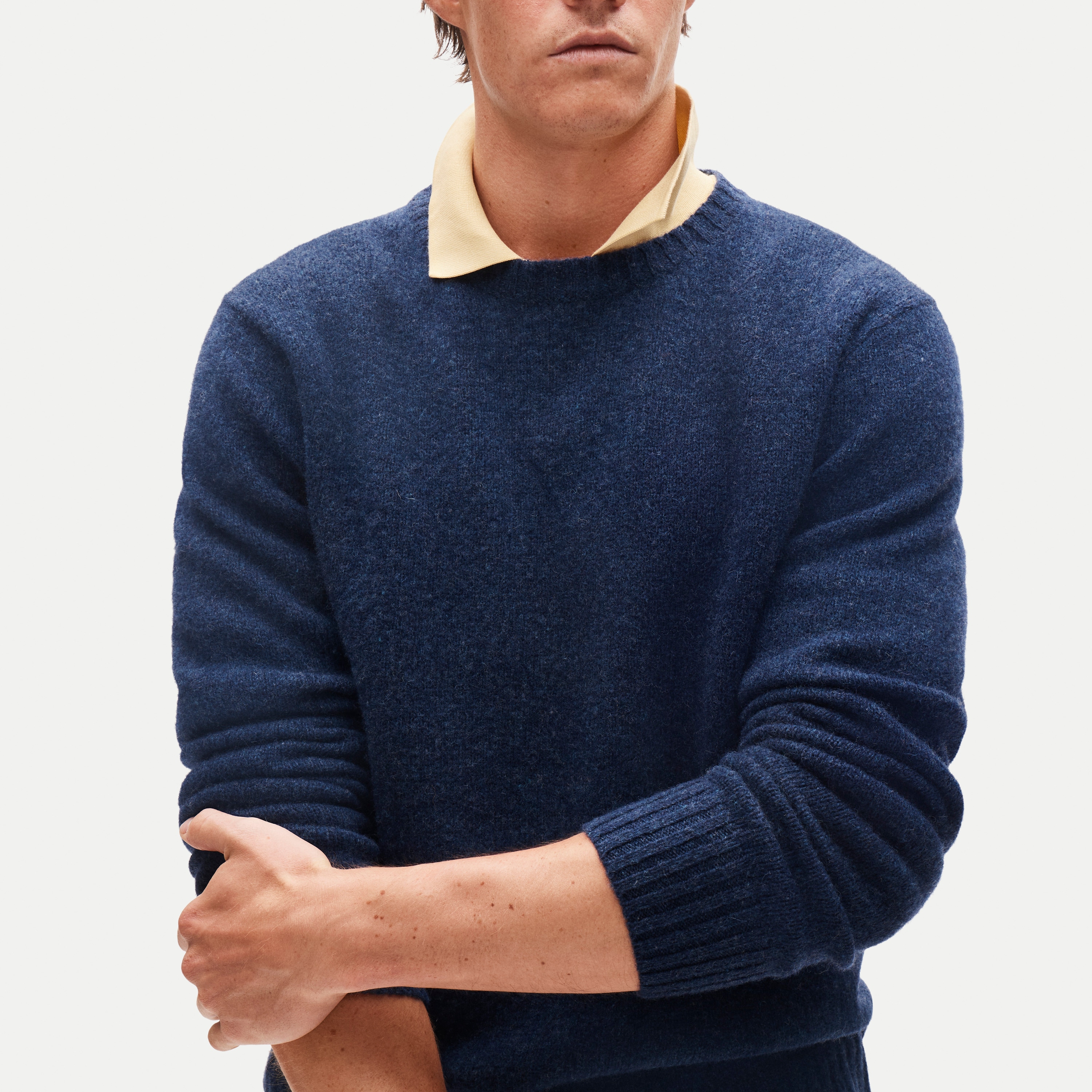 Soft-washed wool sweater