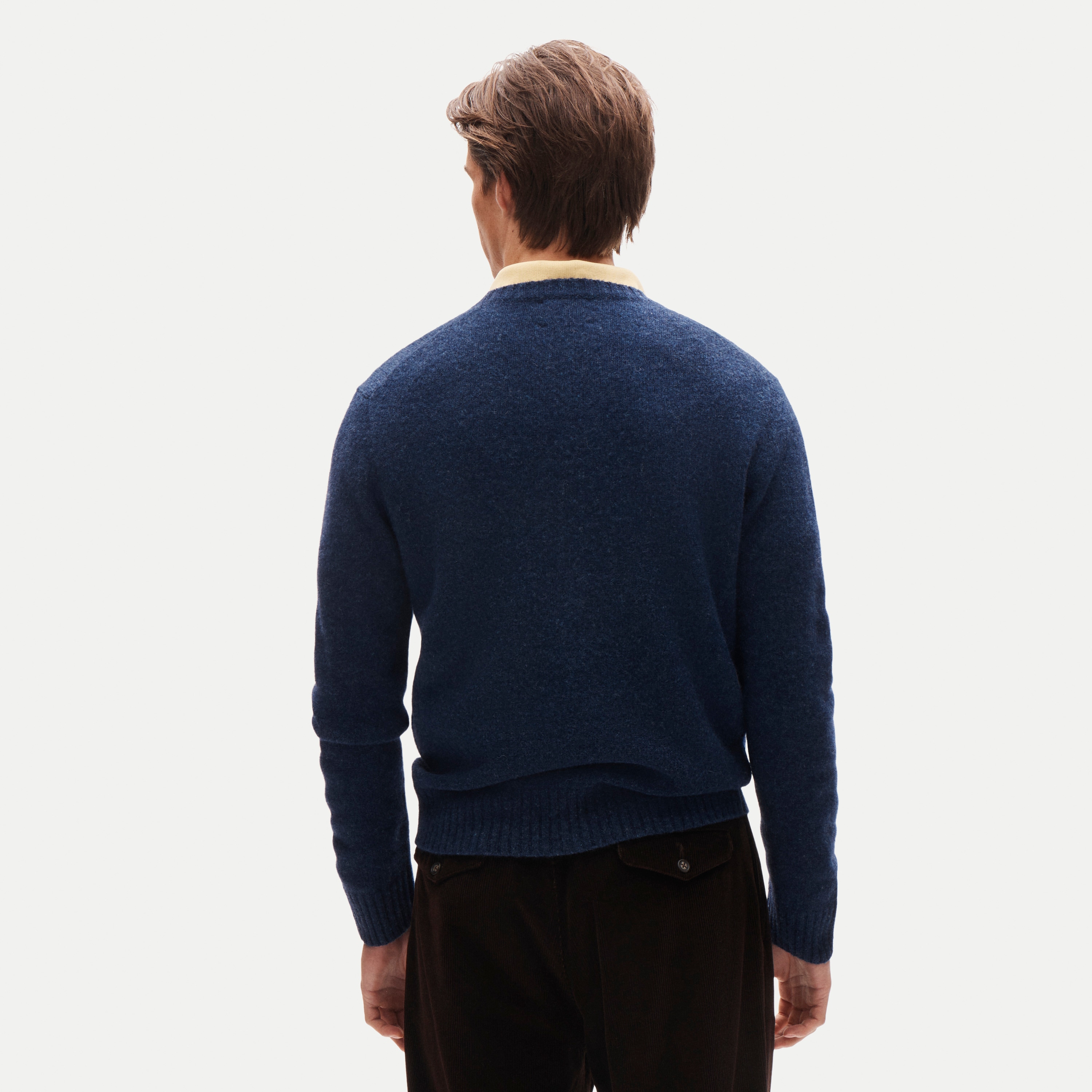 Soft-washed wool sweater