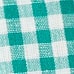 Gingham flutter-sleeve top GALLERY GREEN WHITE
