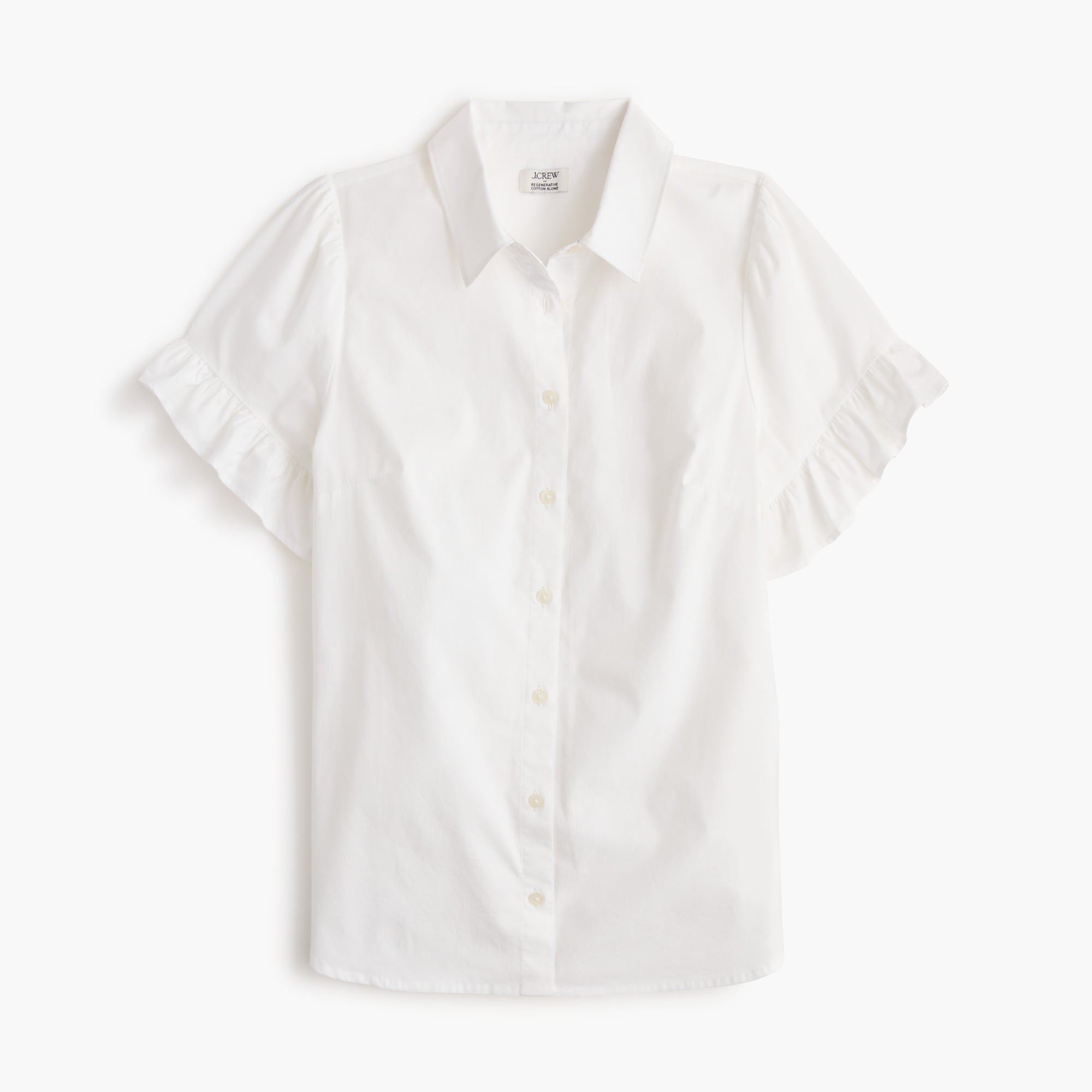 Ruffle-sleeve top
