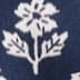Printed ruffle-sleeve top ANTIQUE NAVY IVORY