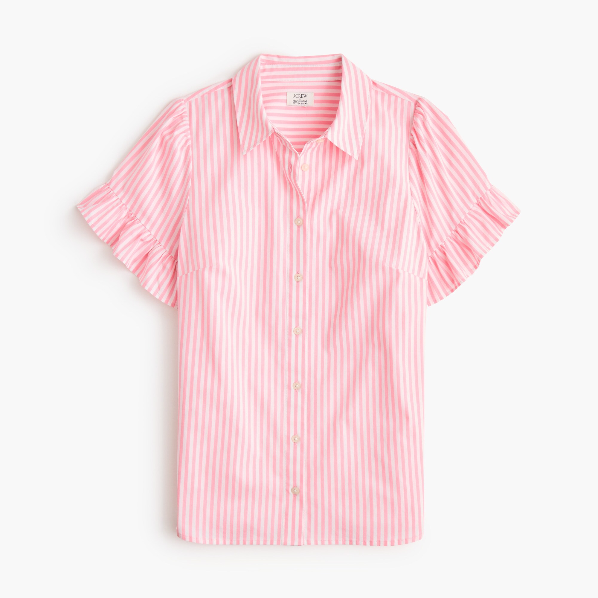 j crew womens dress shirts Cotton Collared Long Sleeve Button Down Shirt Blue Size M 100% cotton Button Up Shirts & Tops