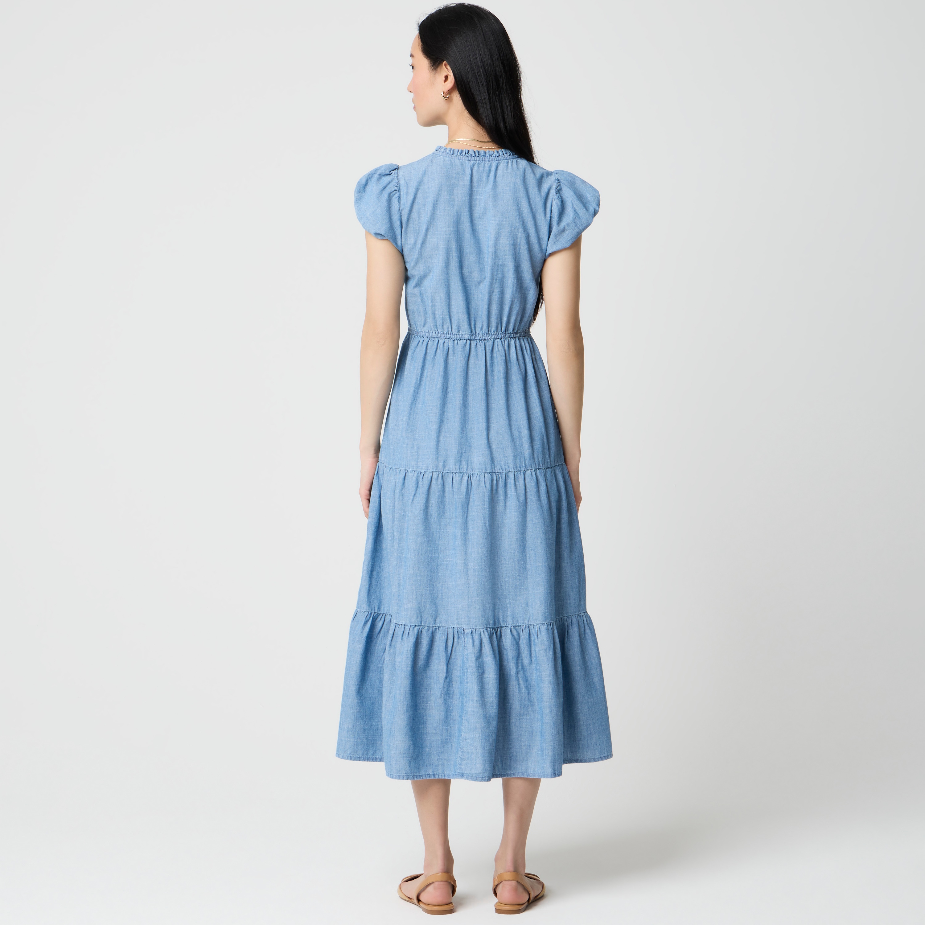 Chambray Willa midi dress