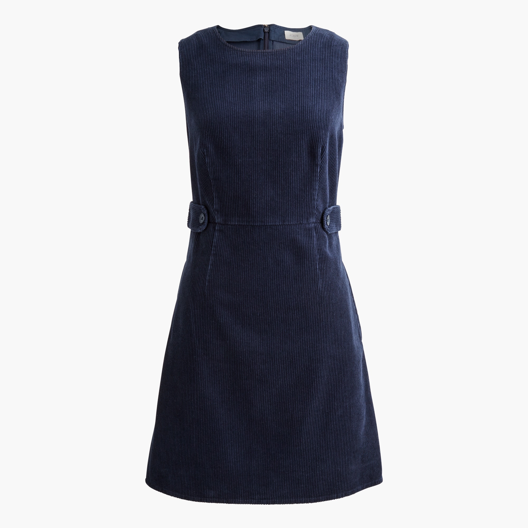 100% cotton corduroy mini dress