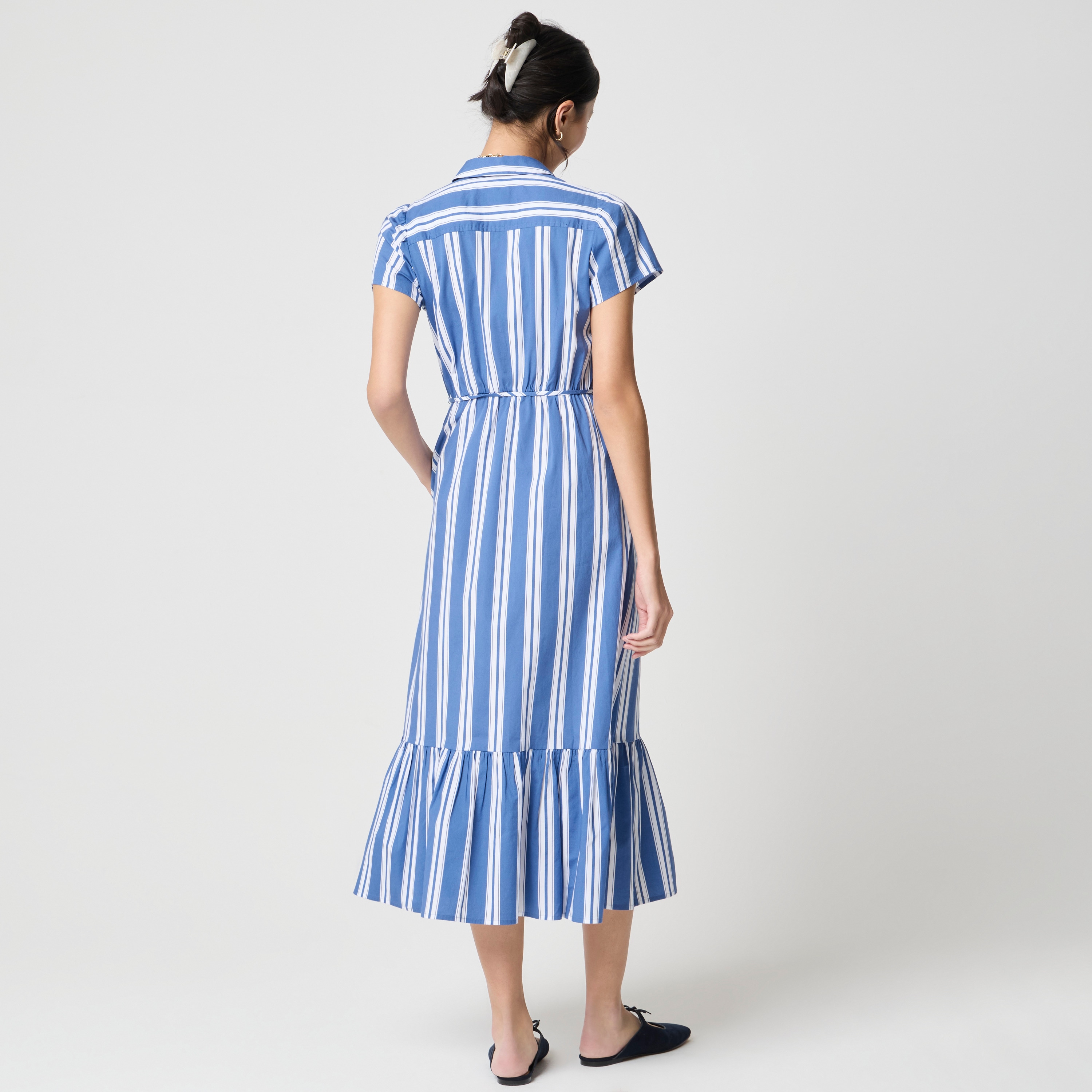Midi shirt-dress