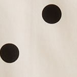 Tie-shoulder mini dress IVORY BLACK