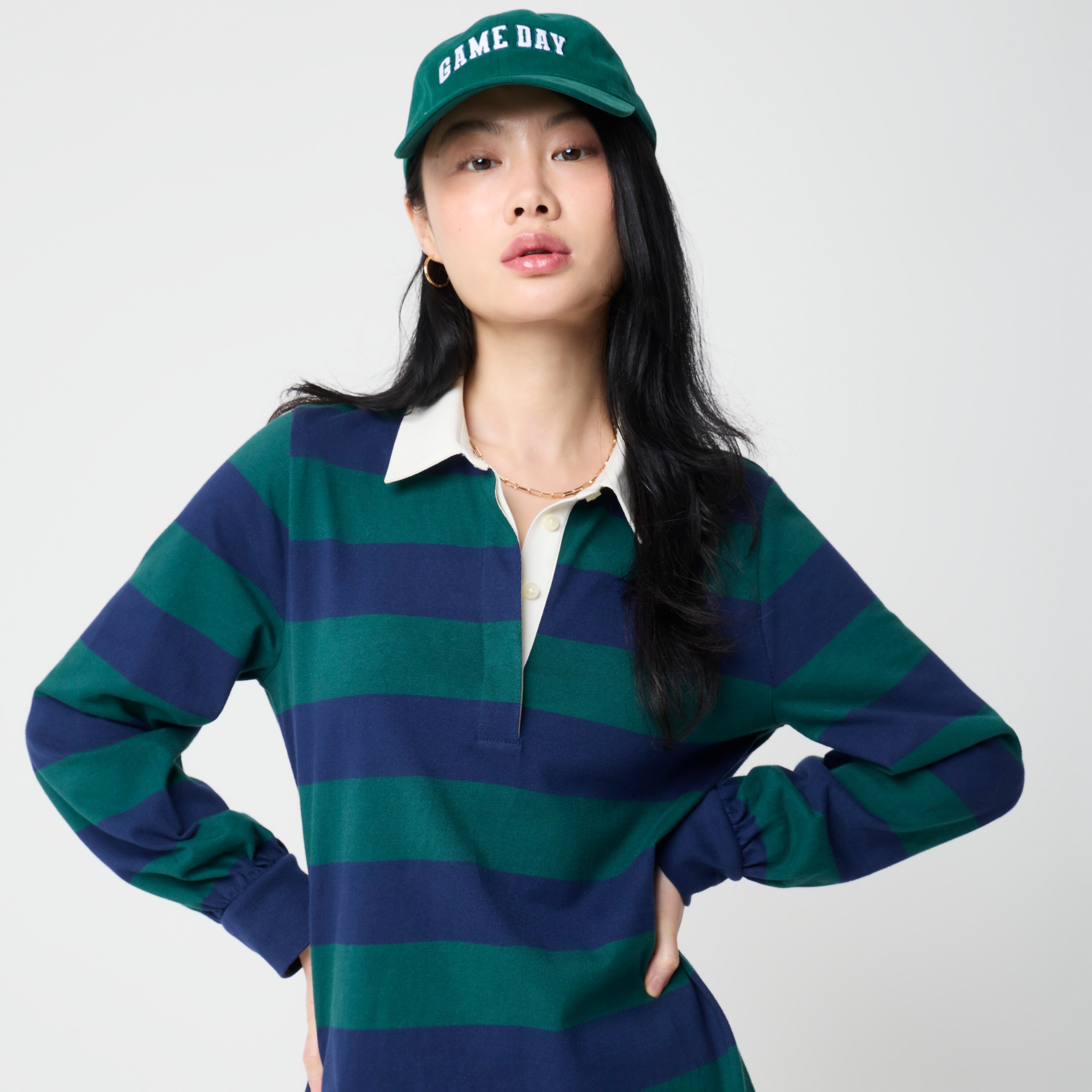100% cotton rugby dress