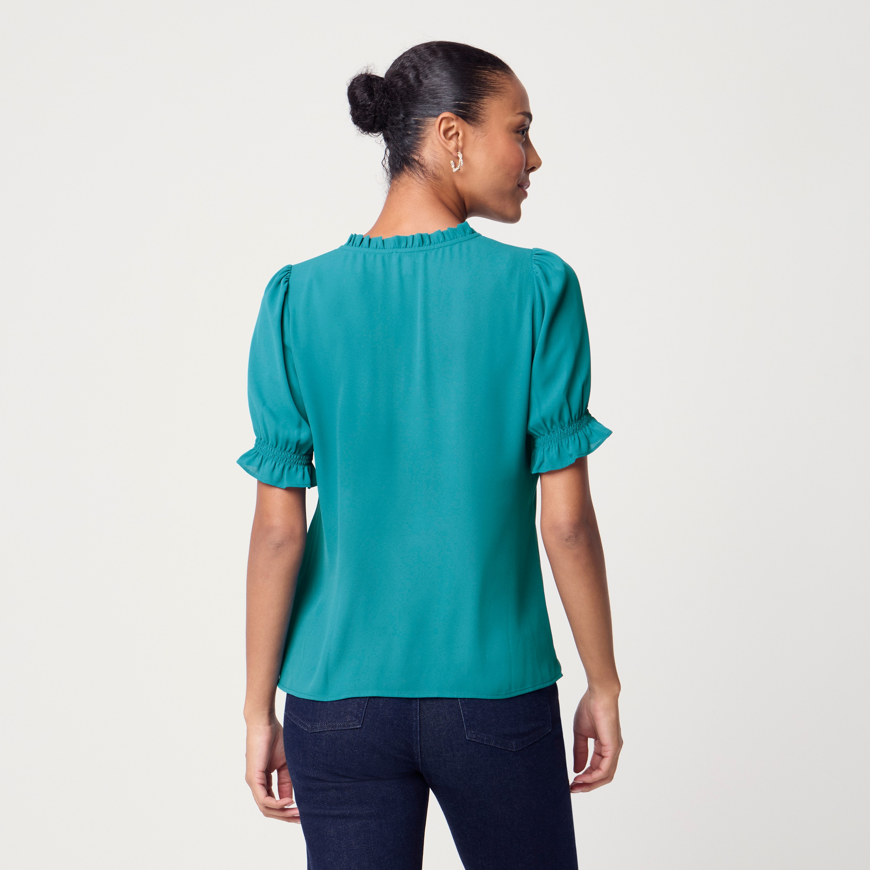 Ruffleneck top