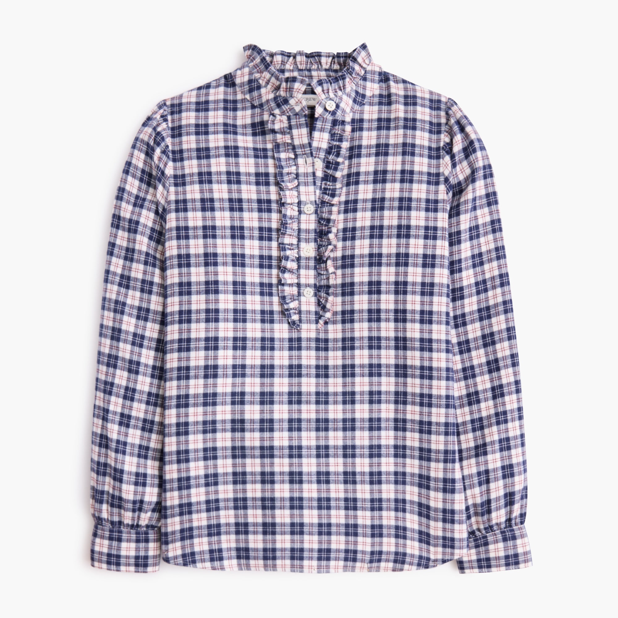 100% cotton flannel popover top