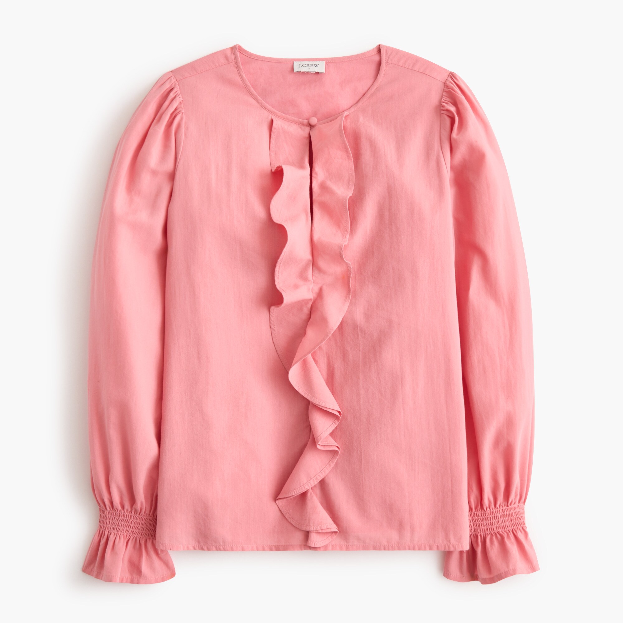 Ruffle-front top