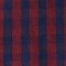 Ruffle-front top ANTIQUE NAVY BURGUNDY