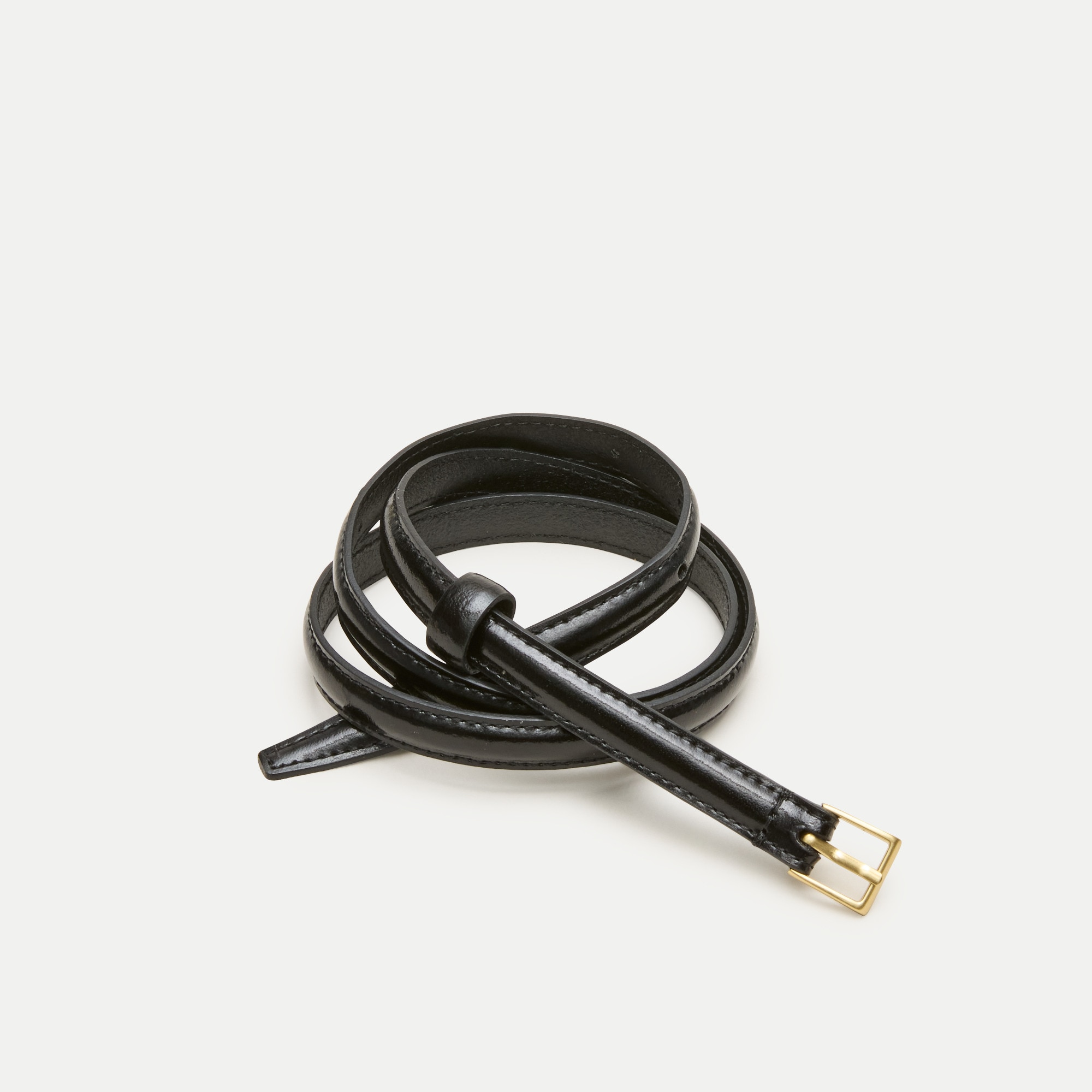 Berkeley skinny belt in Italian leather