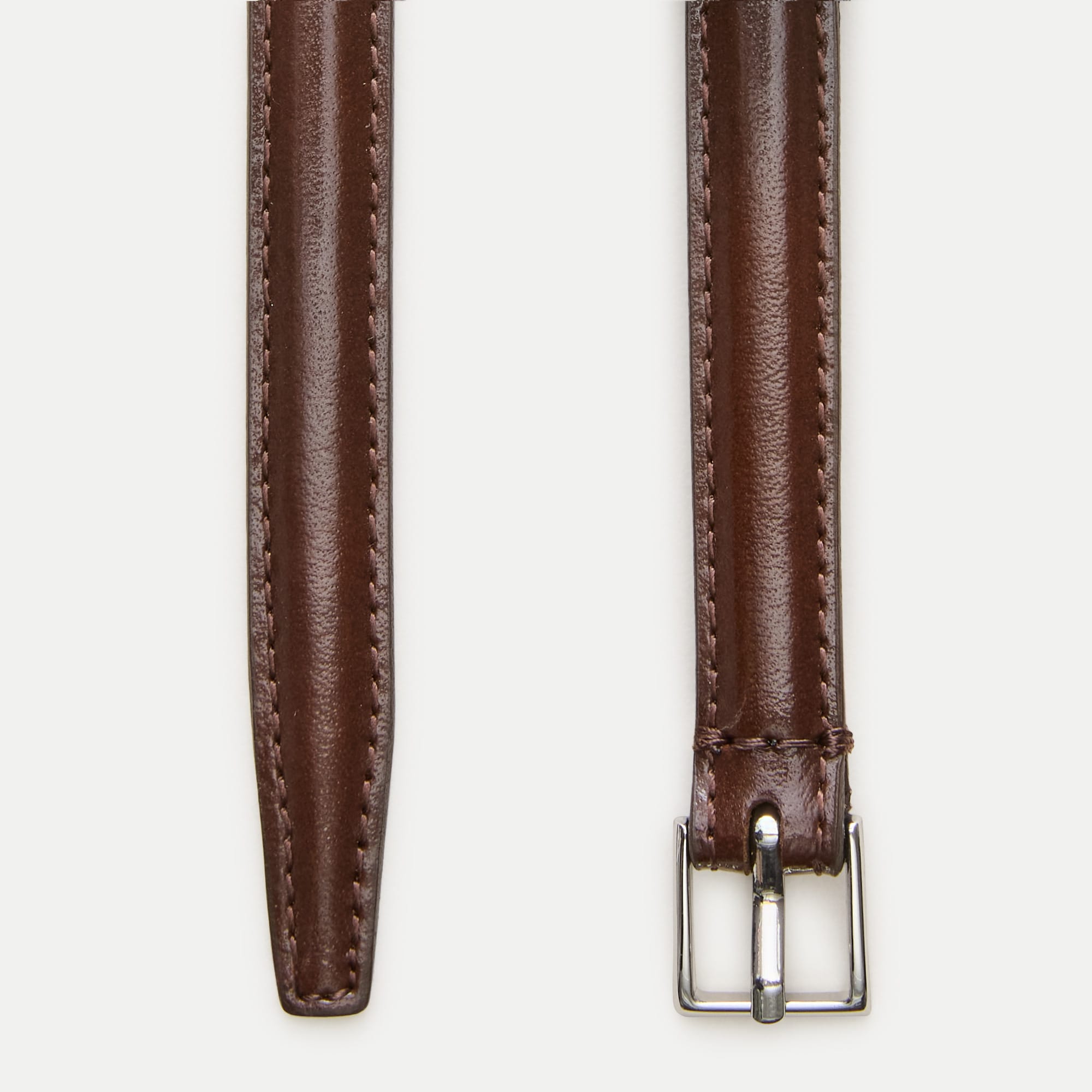 Berkeley skinny belt in Italian leather - thumbnail 4