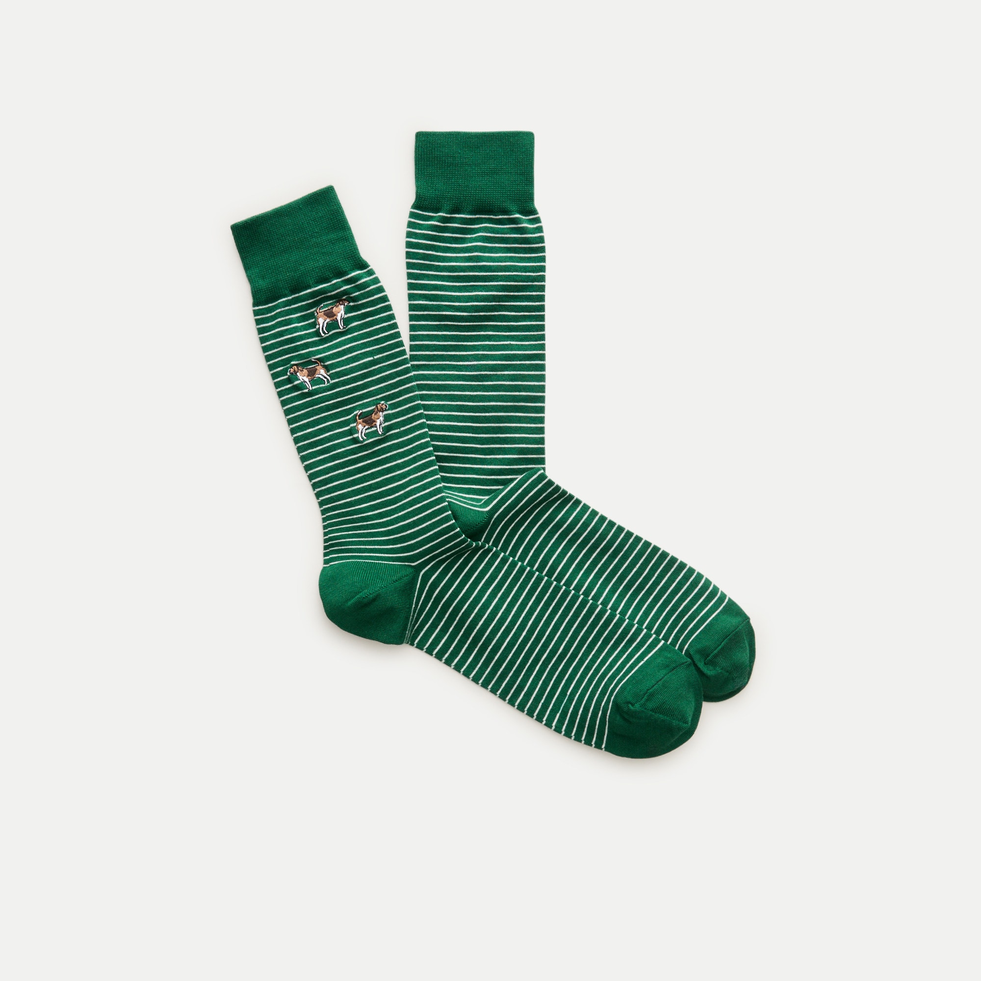 Dog-stripe critter socks
